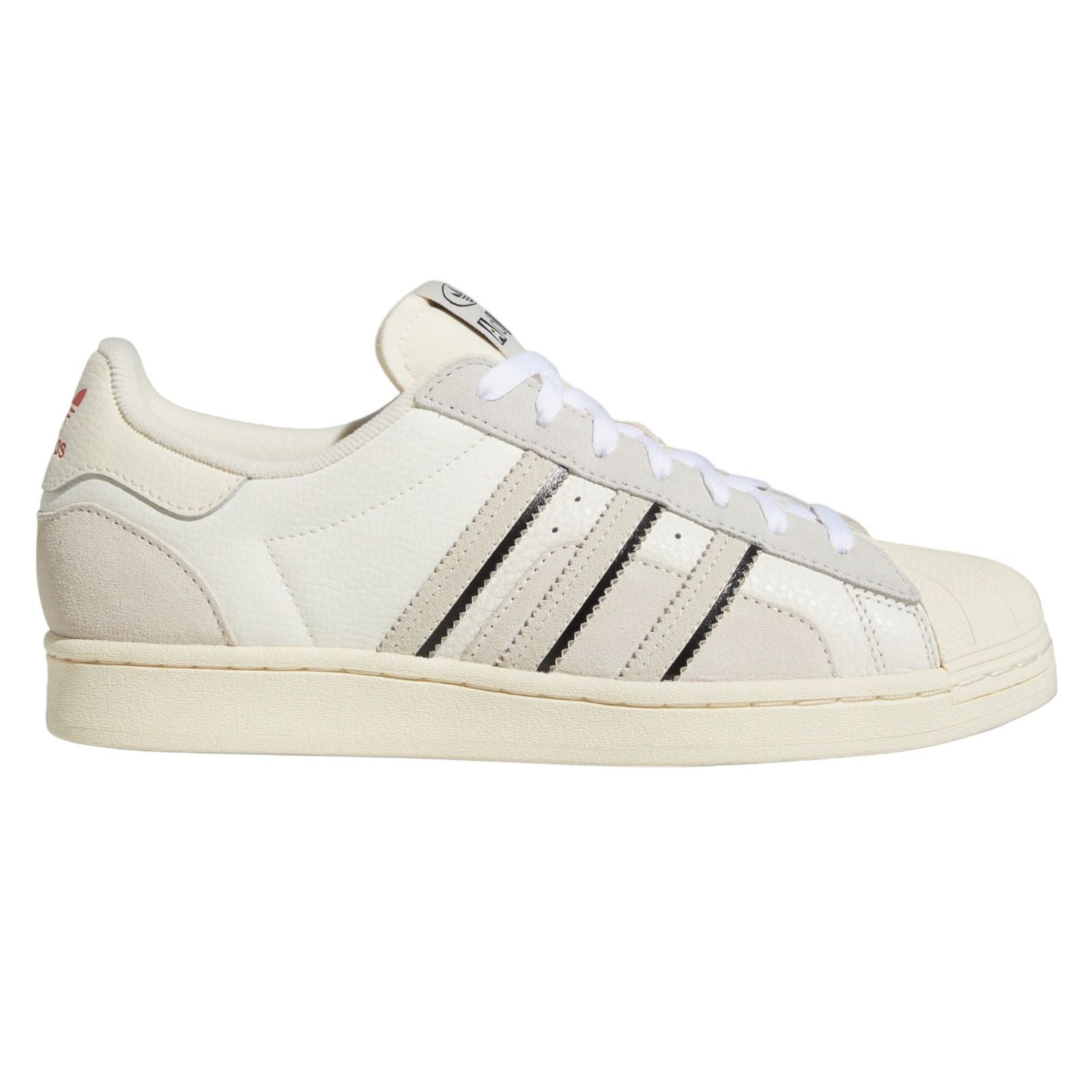 adidas Originals Unisex Superstar Shoes - Cloud White/Aluminium - ViaductClothing - -