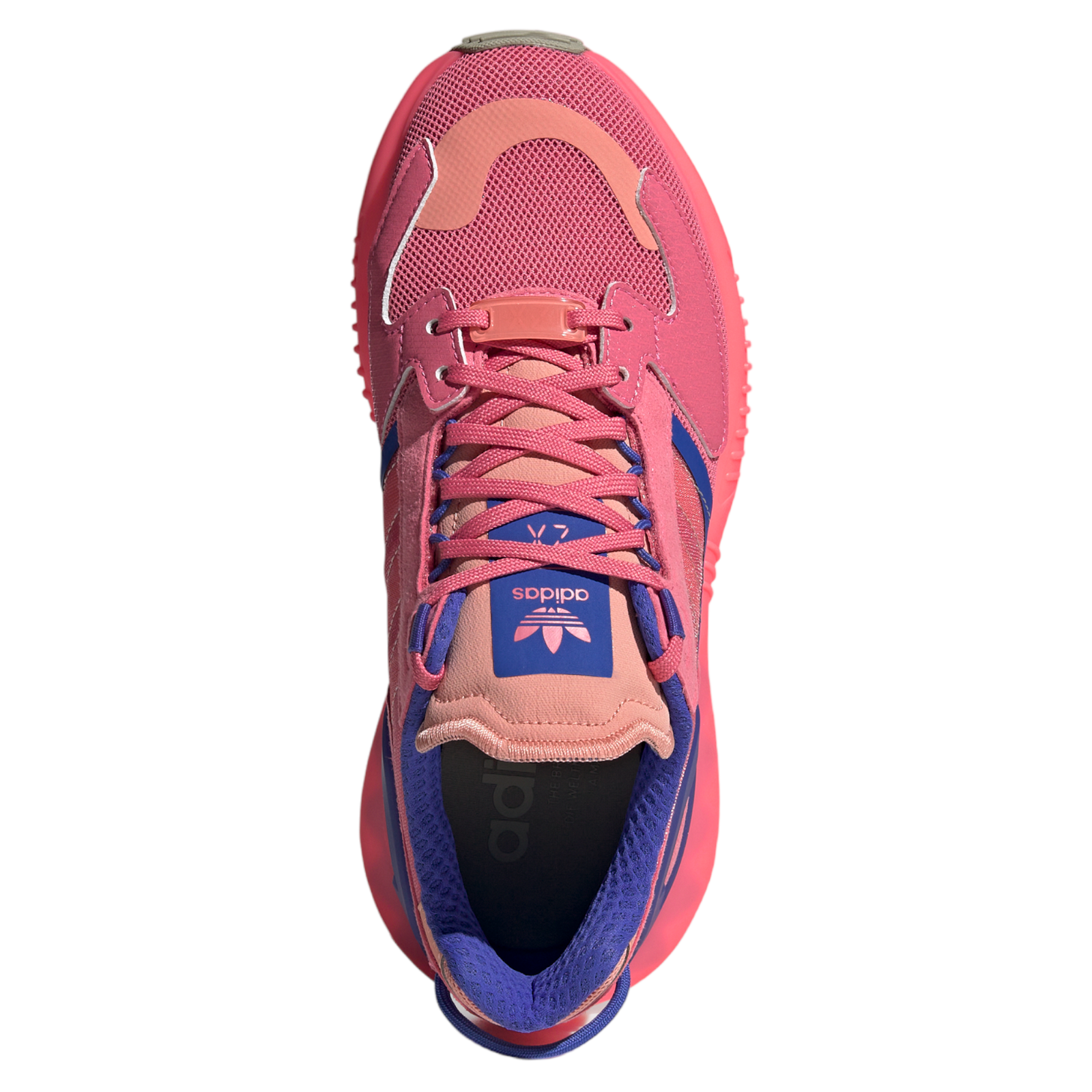 adidas Originals Womens ZX 5K BOOST Shoes - Hazy Rose / Ambient Blush Pink - ViaductClothing - -