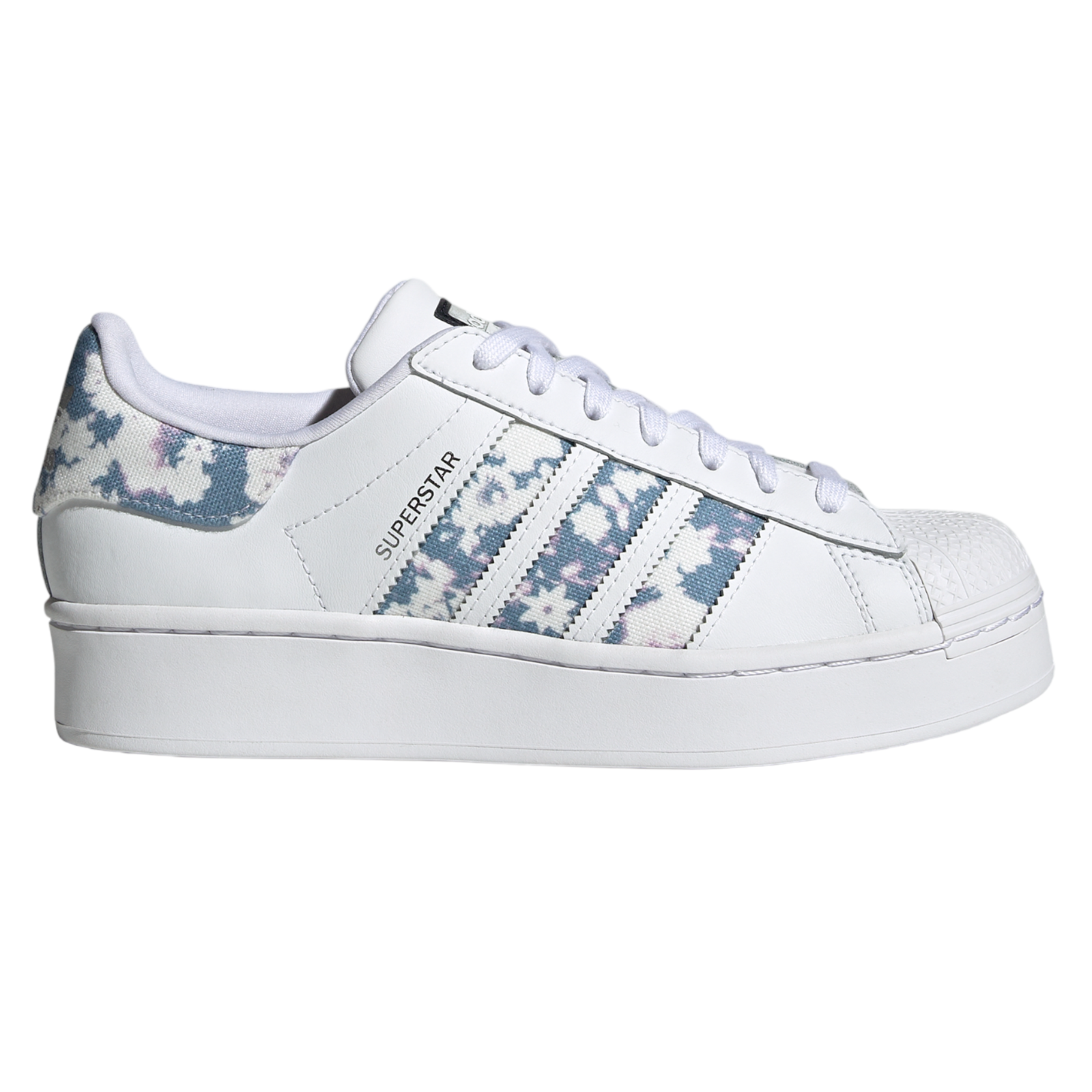 adidas. Originals Womens Superstar Bold - White / Ambient Sky - ViaductClothing - -
