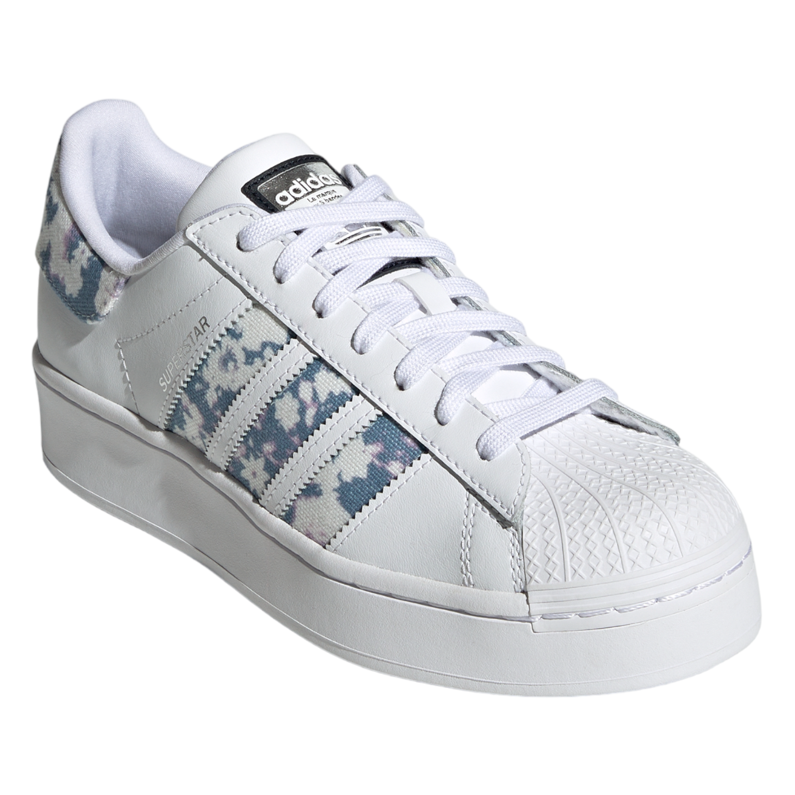 adidas. Originals Womens Superstar Bold - White / Ambient Sky - ViaductClothing - -