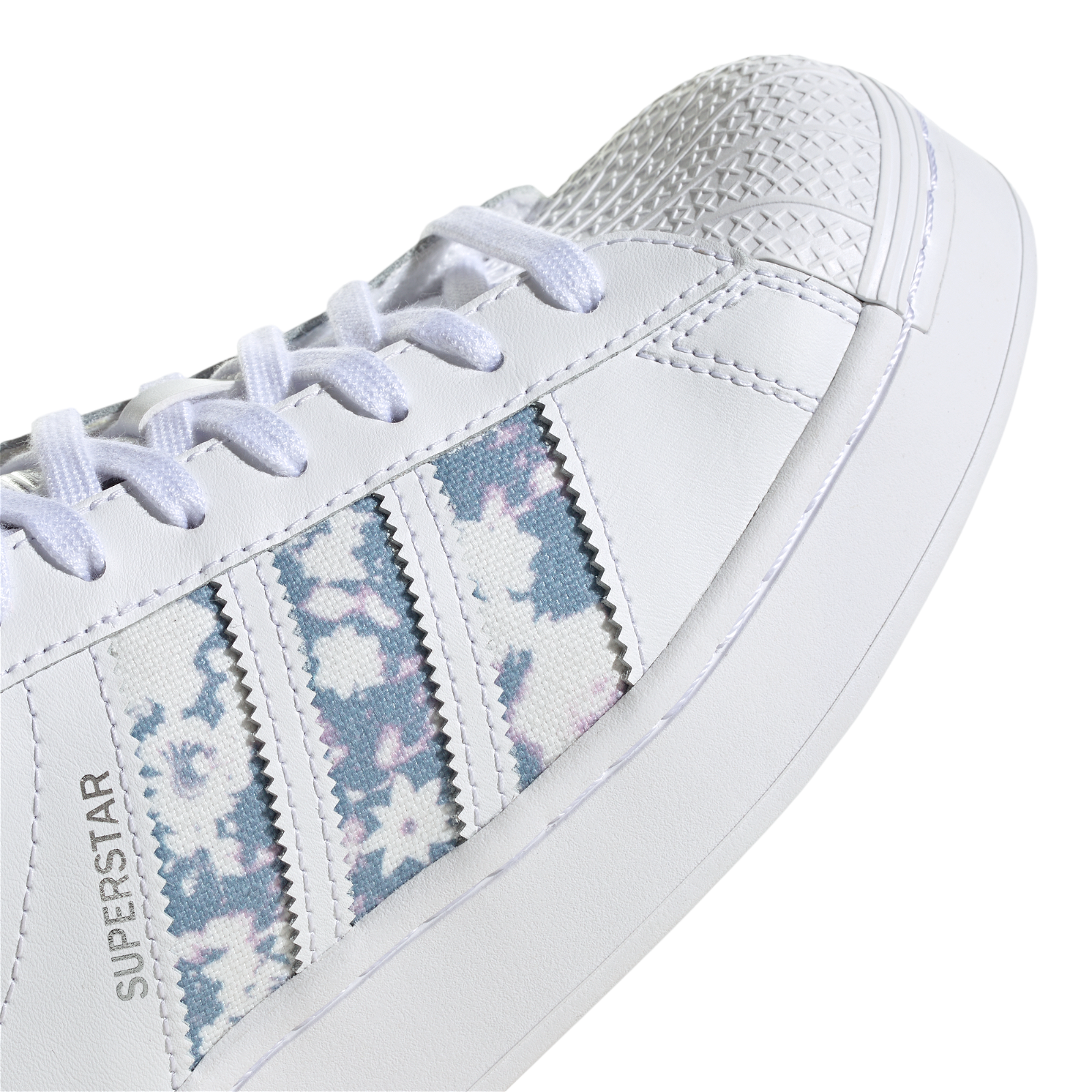 adidas. Originals Womens Superstar Bold - White / Ambient Sky - ViaductClothing - -