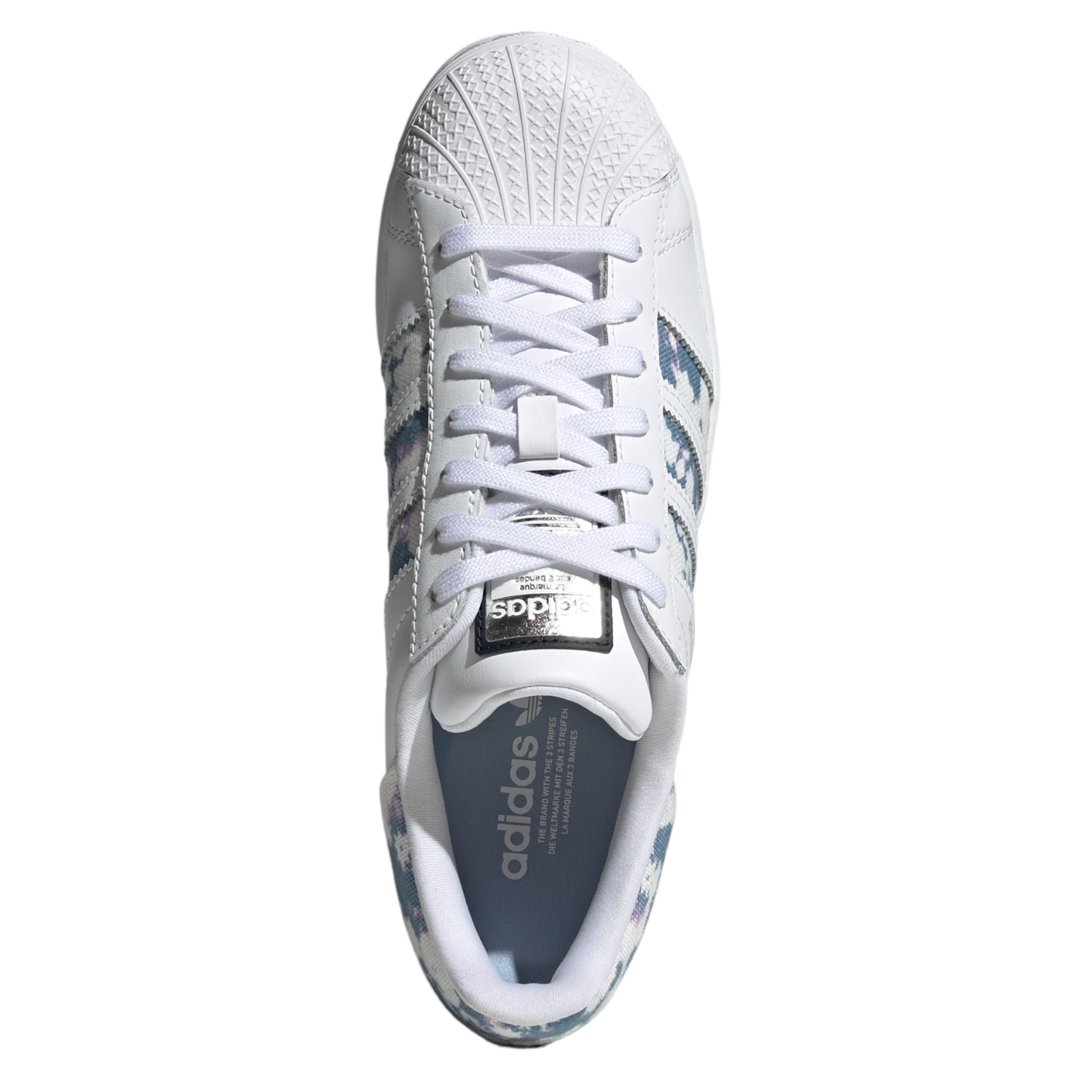 adidas. Originals Womens Superstar Bold - White / Ambient Sky - ViaductClothing - -