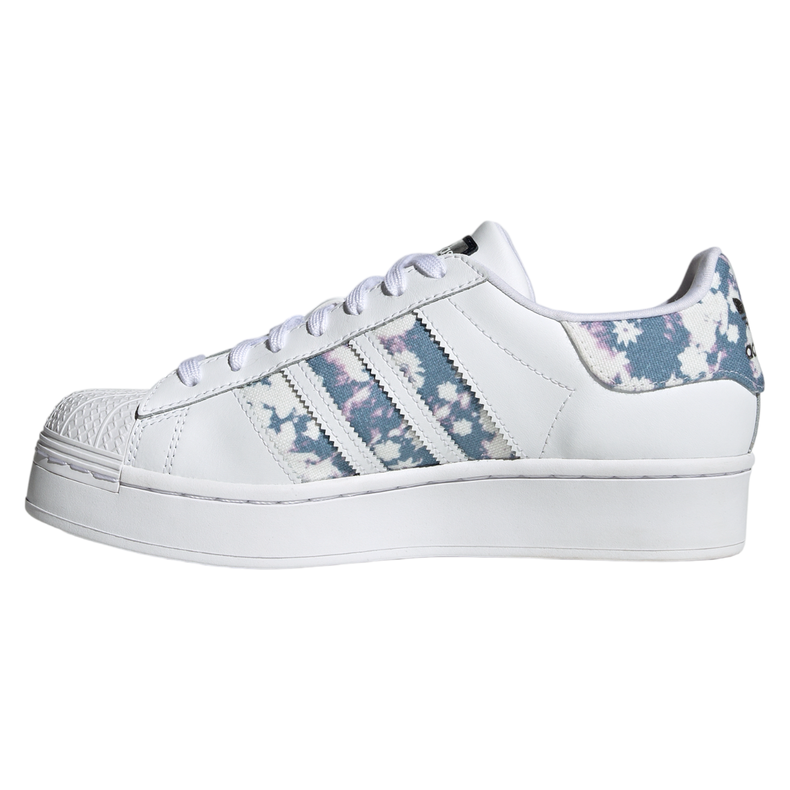 adidas. Originals Womens Superstar Bold - White / Ambient Sky - ViaductClothing - -