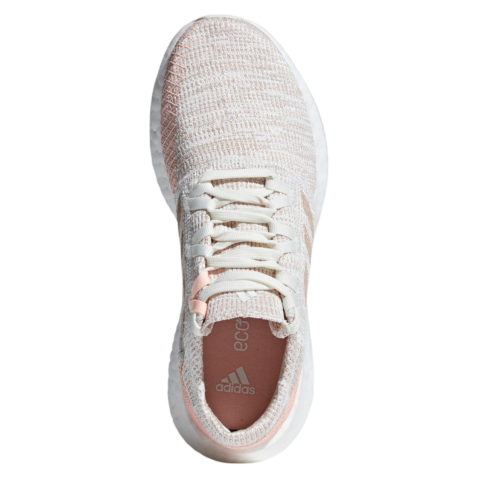 adidas Junior Pureboost Go Running Shoes - White Ash Pearl