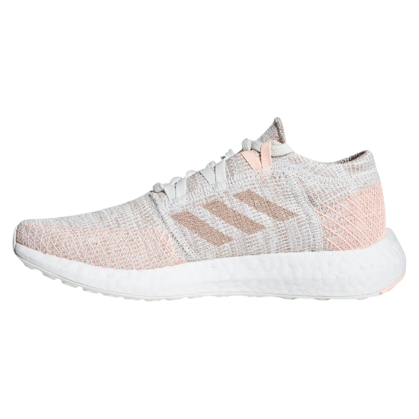 adidas Junior Pureboost Go Running Shoes - White Ash Pearl