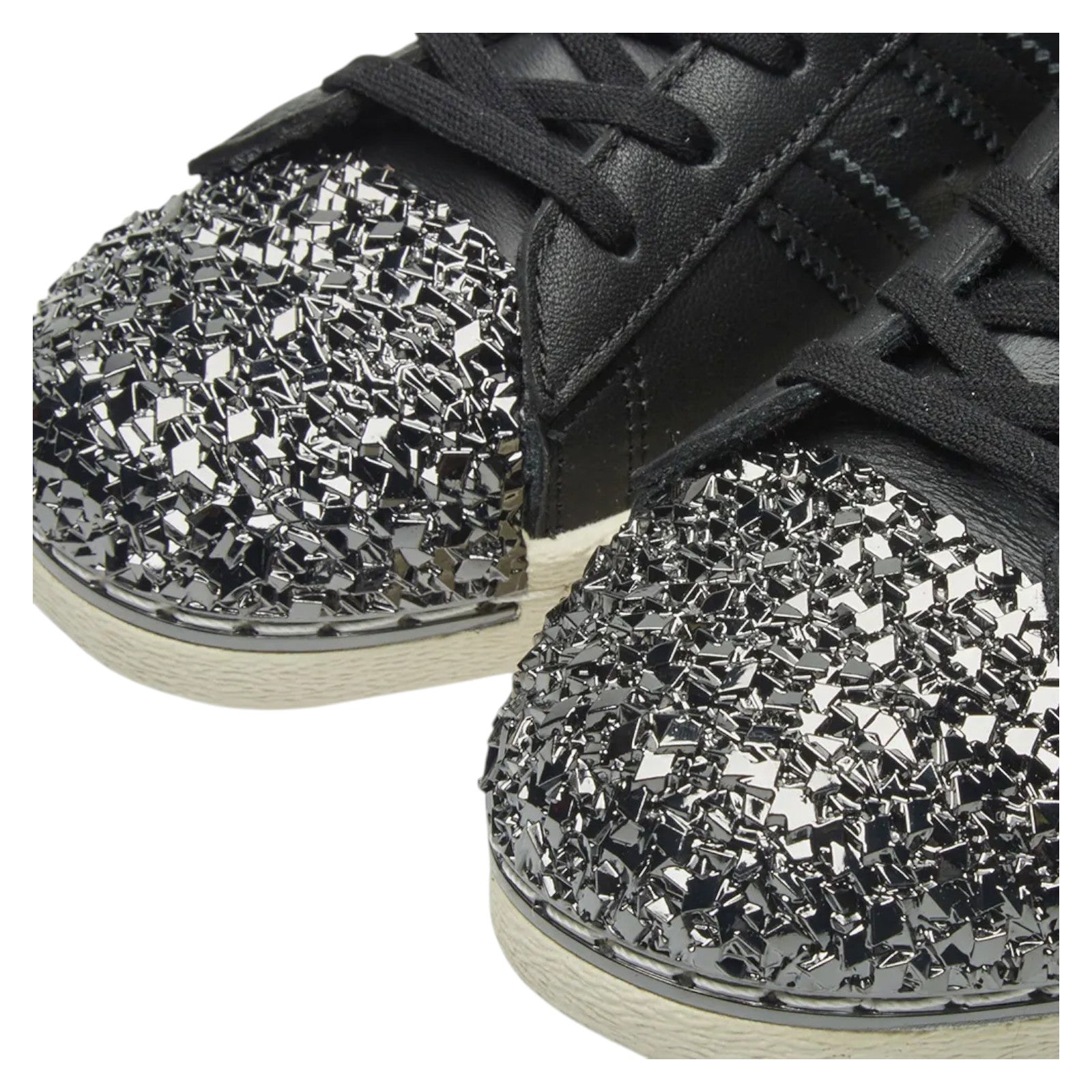 adidas Originals Women's Superstar 3D Metal Toe Shoes - Black