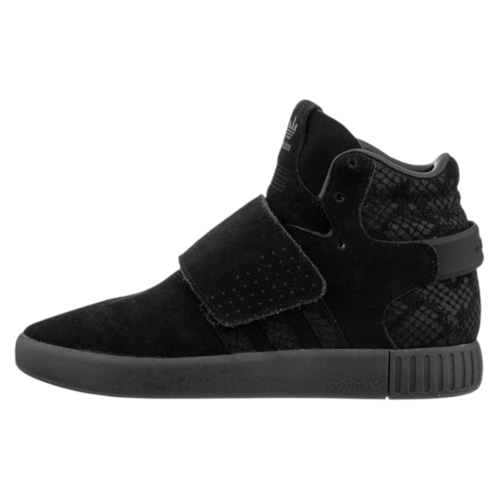 adidas Originals Junior Tubular Invader Strap Trainers - Triple Black