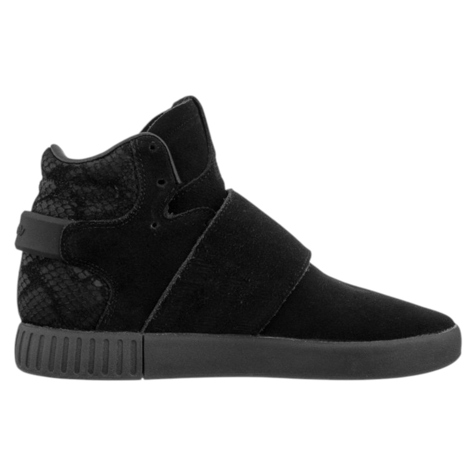 adidas Originals Junior Tubular Invader Strap Trainers - Triple Black