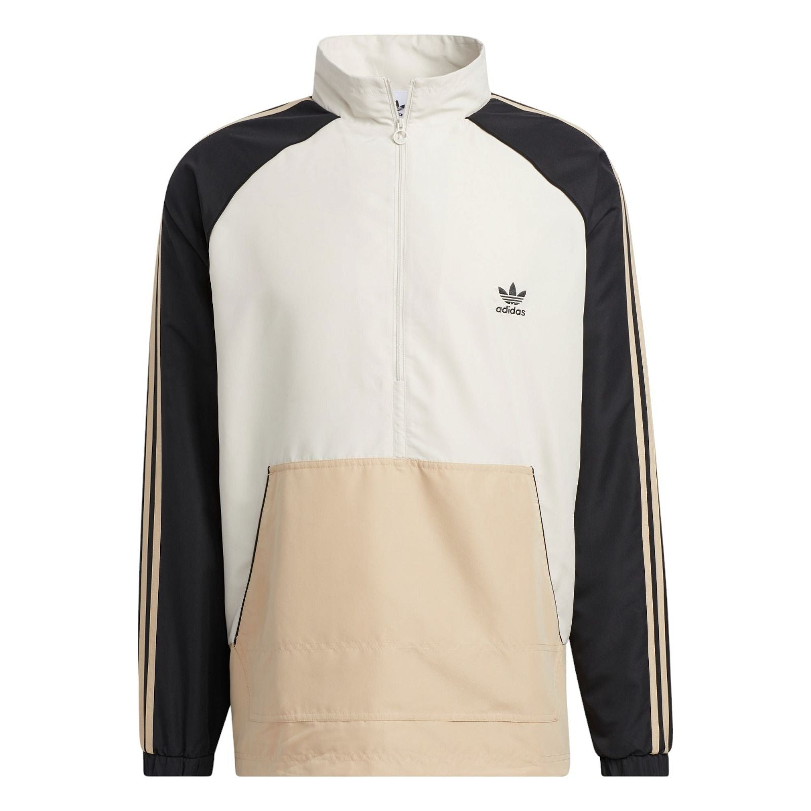 adidas Originals Woven SST Anorak - Black / Beige - ViaductClothing - -