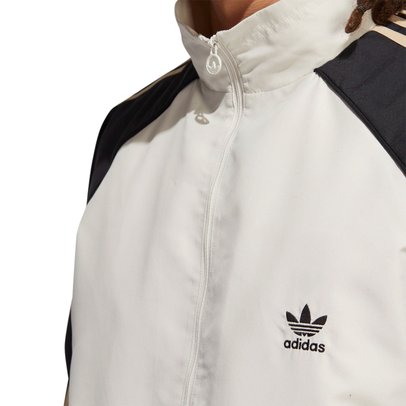 adidas Originals Woven SST Anorak - Black / Beige - ViaductClothing - -