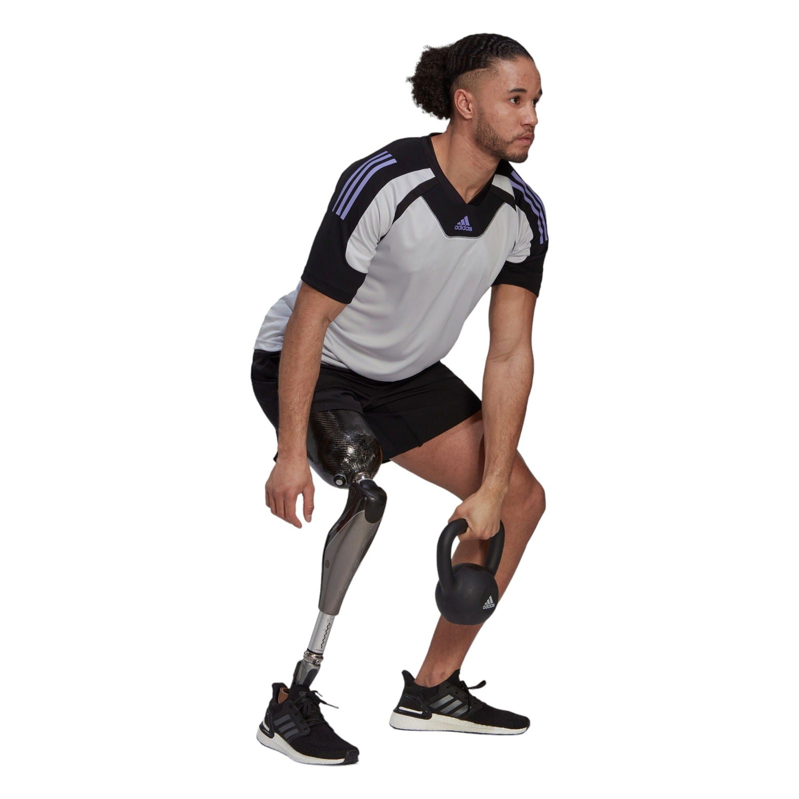 adidas AEROREADY Retro Training Tee - Dash Grey / Black - ViaductClothing - -