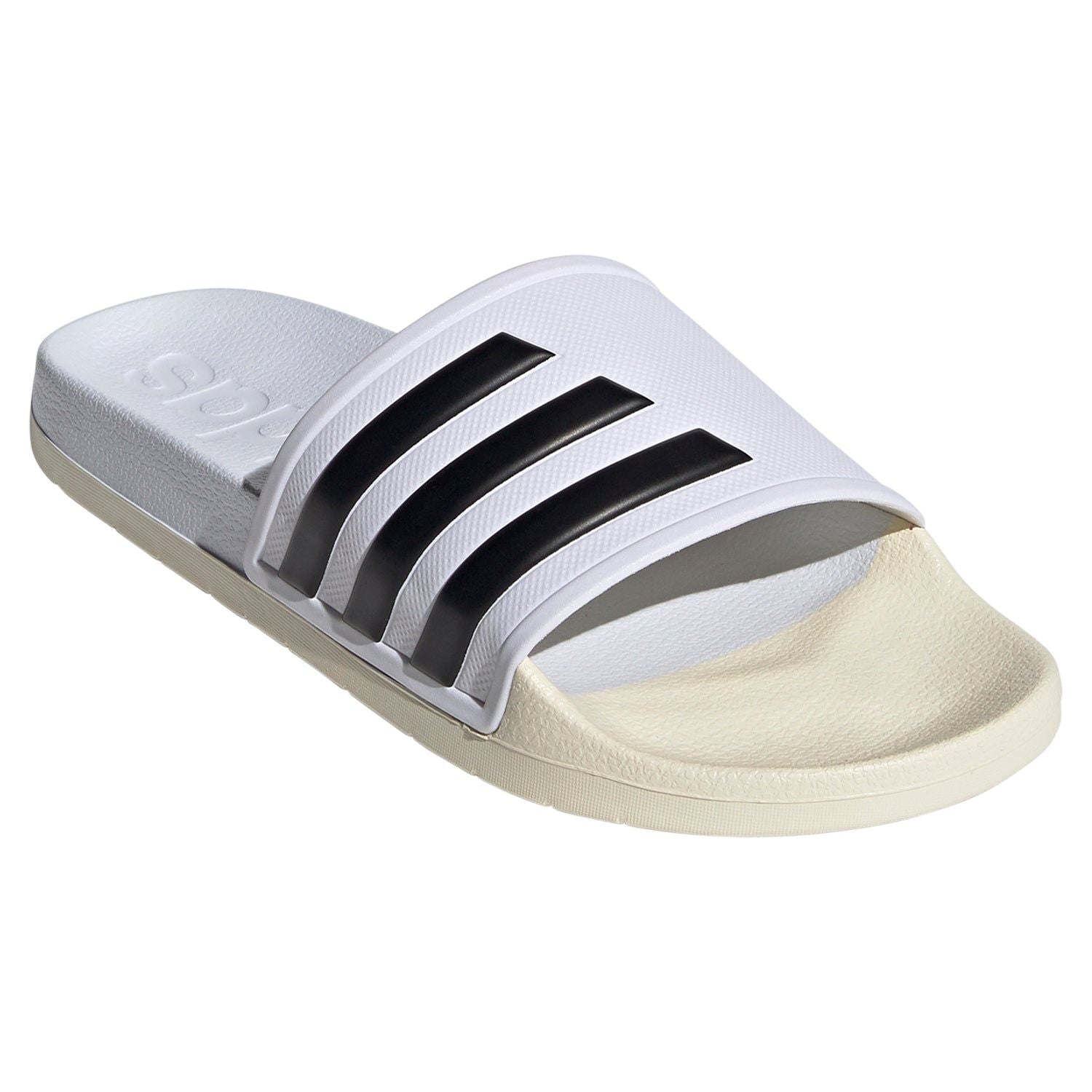 adidas Men's Adilette TND Slides - White/Black - ViaductClothing - -