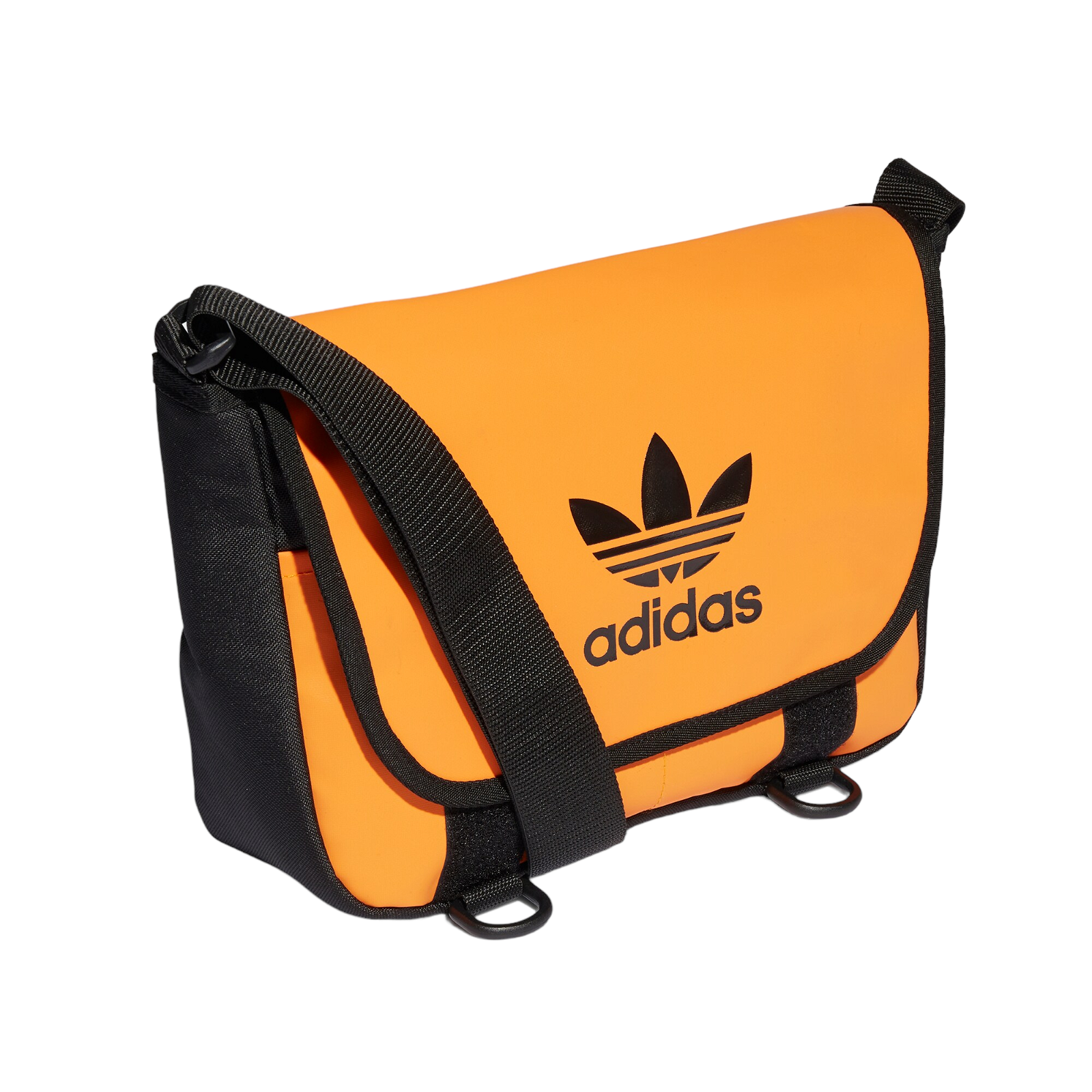 adidas Originals Adicolor Archive Messenger Bag Small - Orange Rush / Black - ViaductClothing - -