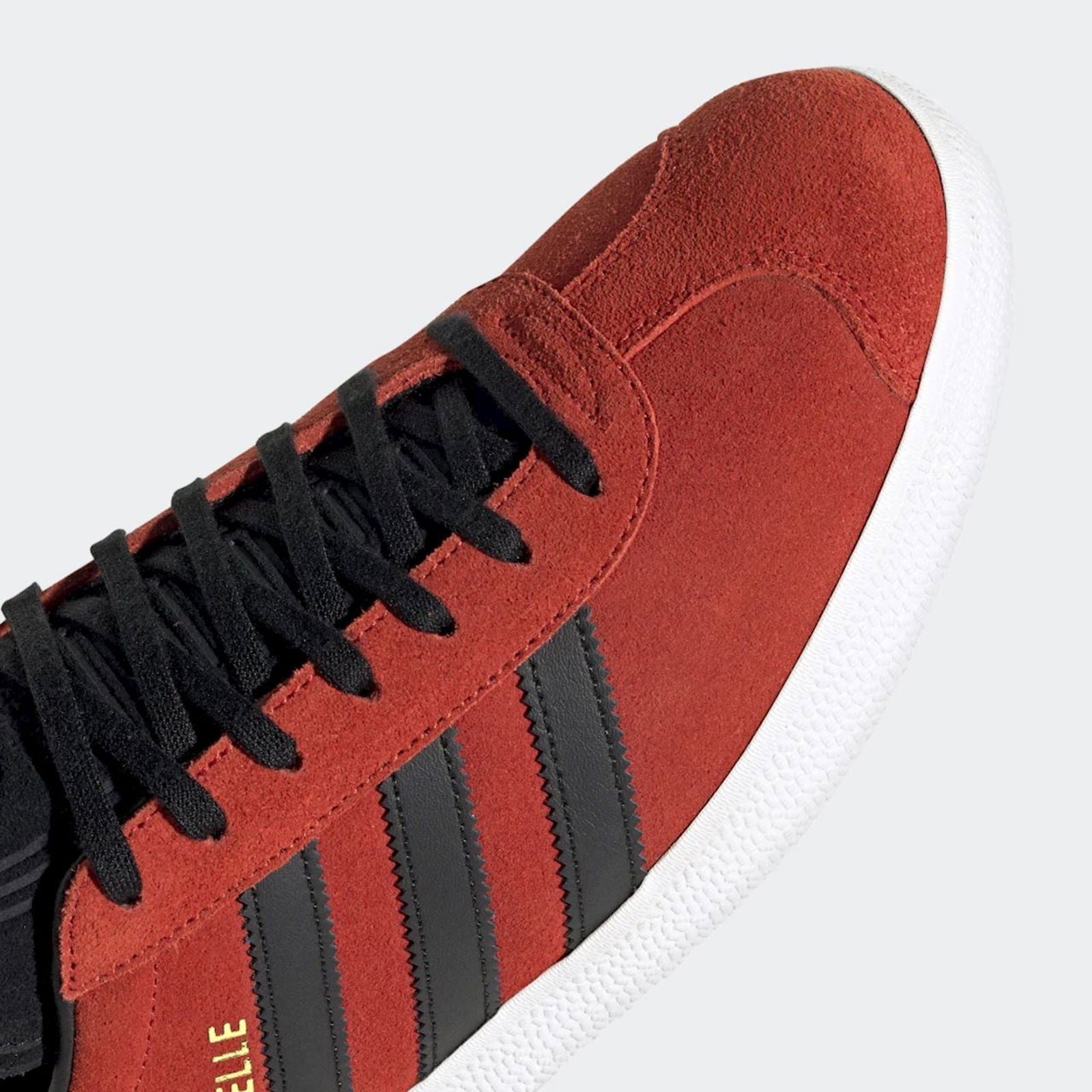 adidas Originals Gazelle Shoes - Red/Black - ViaductClothing - -