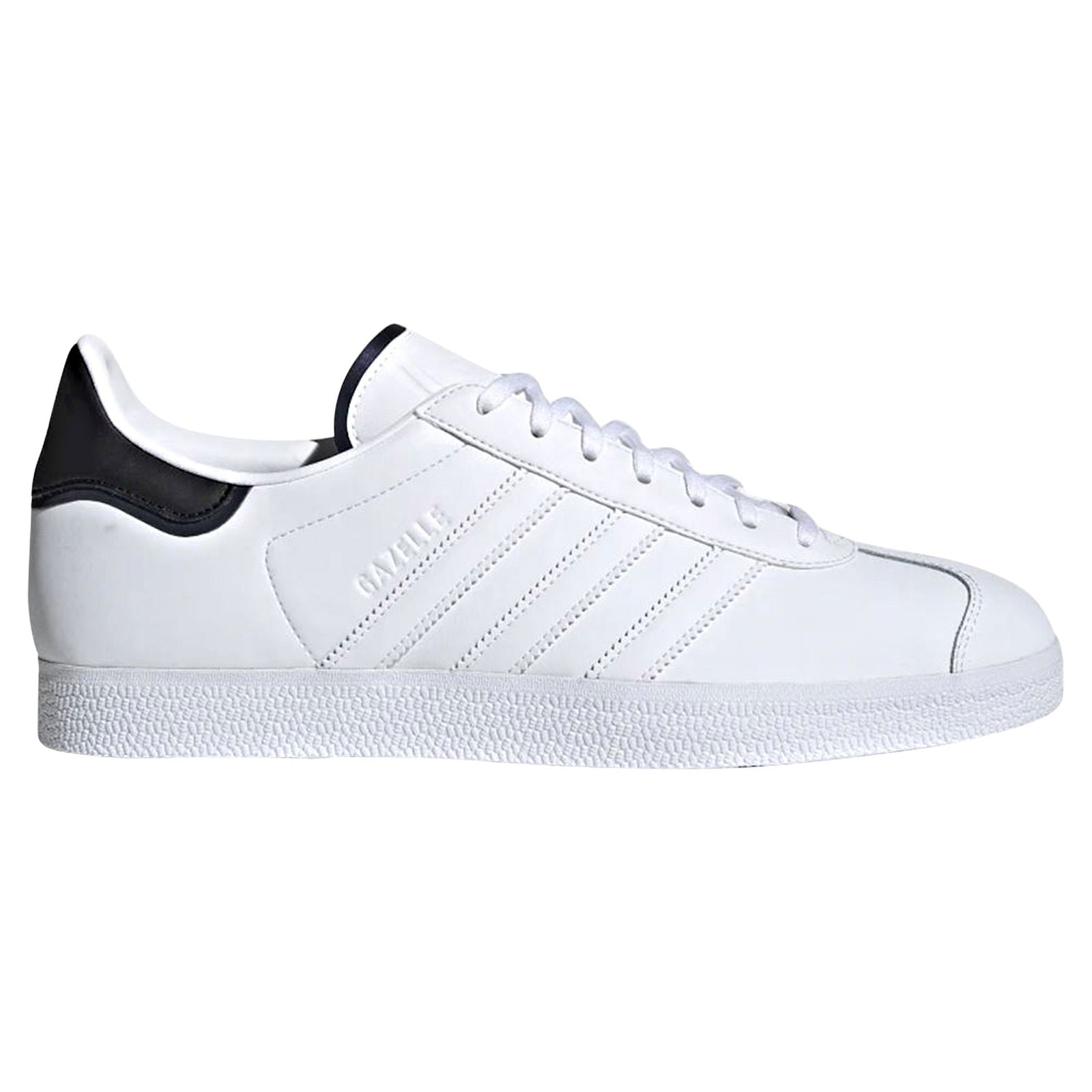 adidas Originals Gazelle Shoes - White/Black - ViaductClothing - -