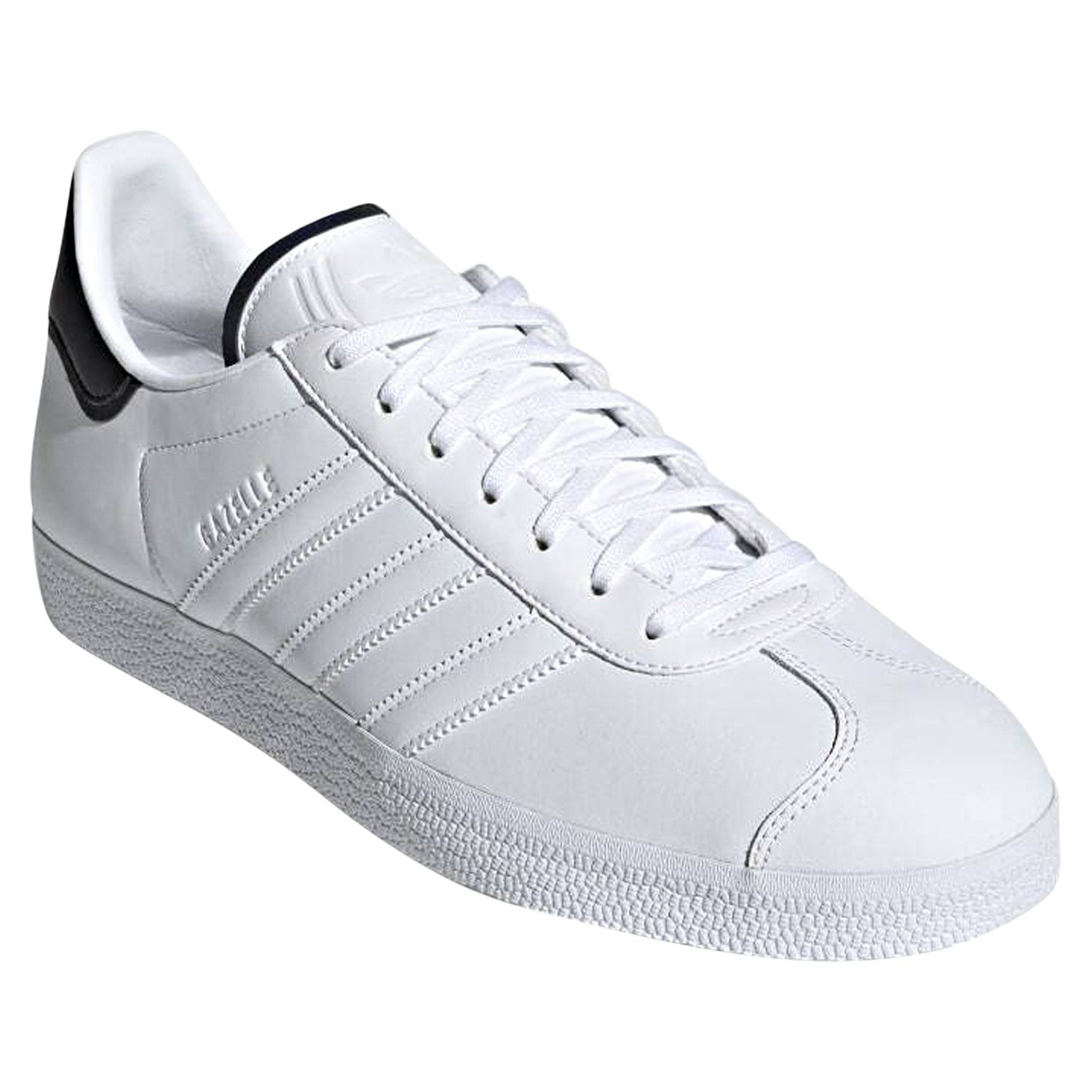 adidas Originals Gazelle Shoes - White/Black - ViaductClothing - -