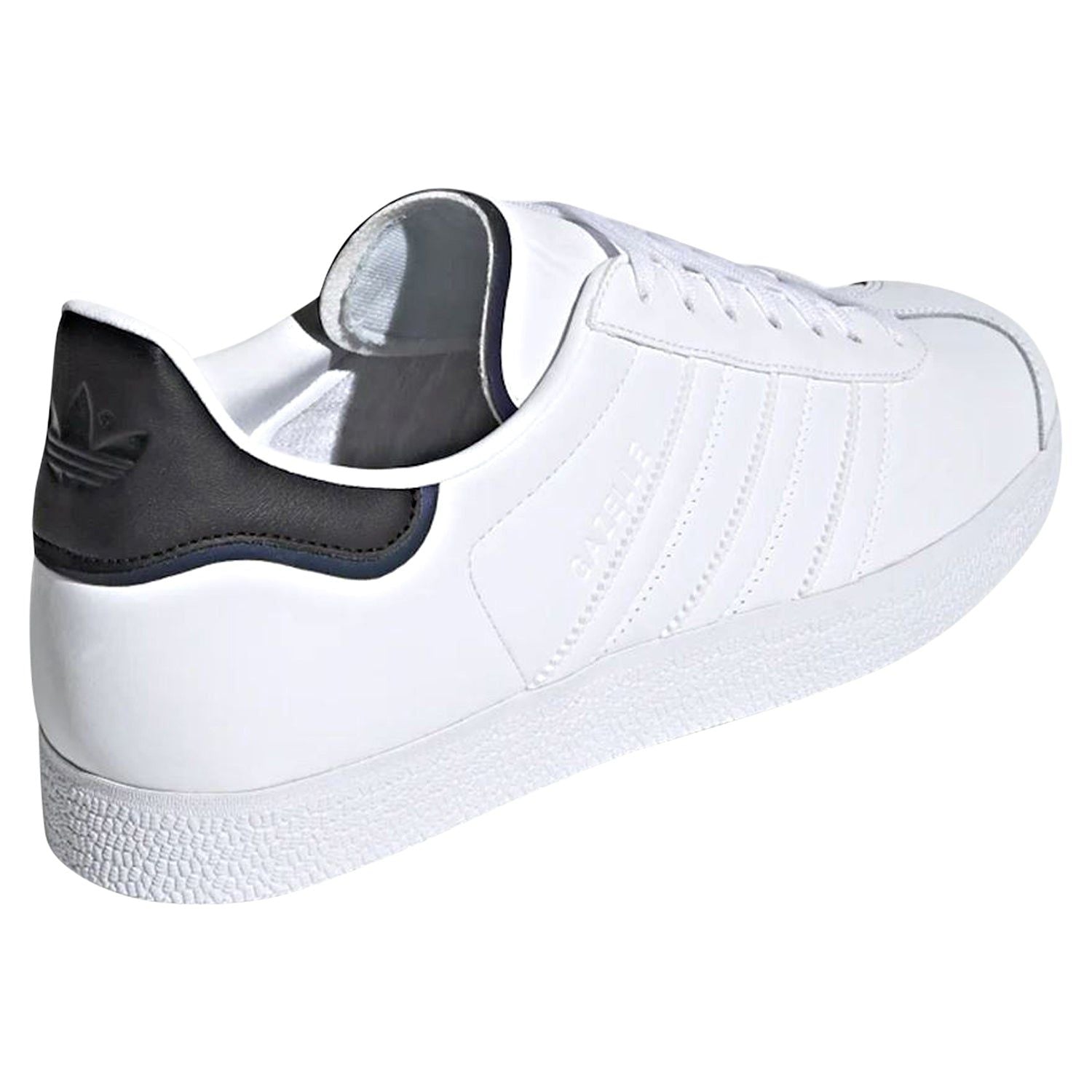 adidas Originals Gazelle Shoes - White/Black - ViaductClothing - -