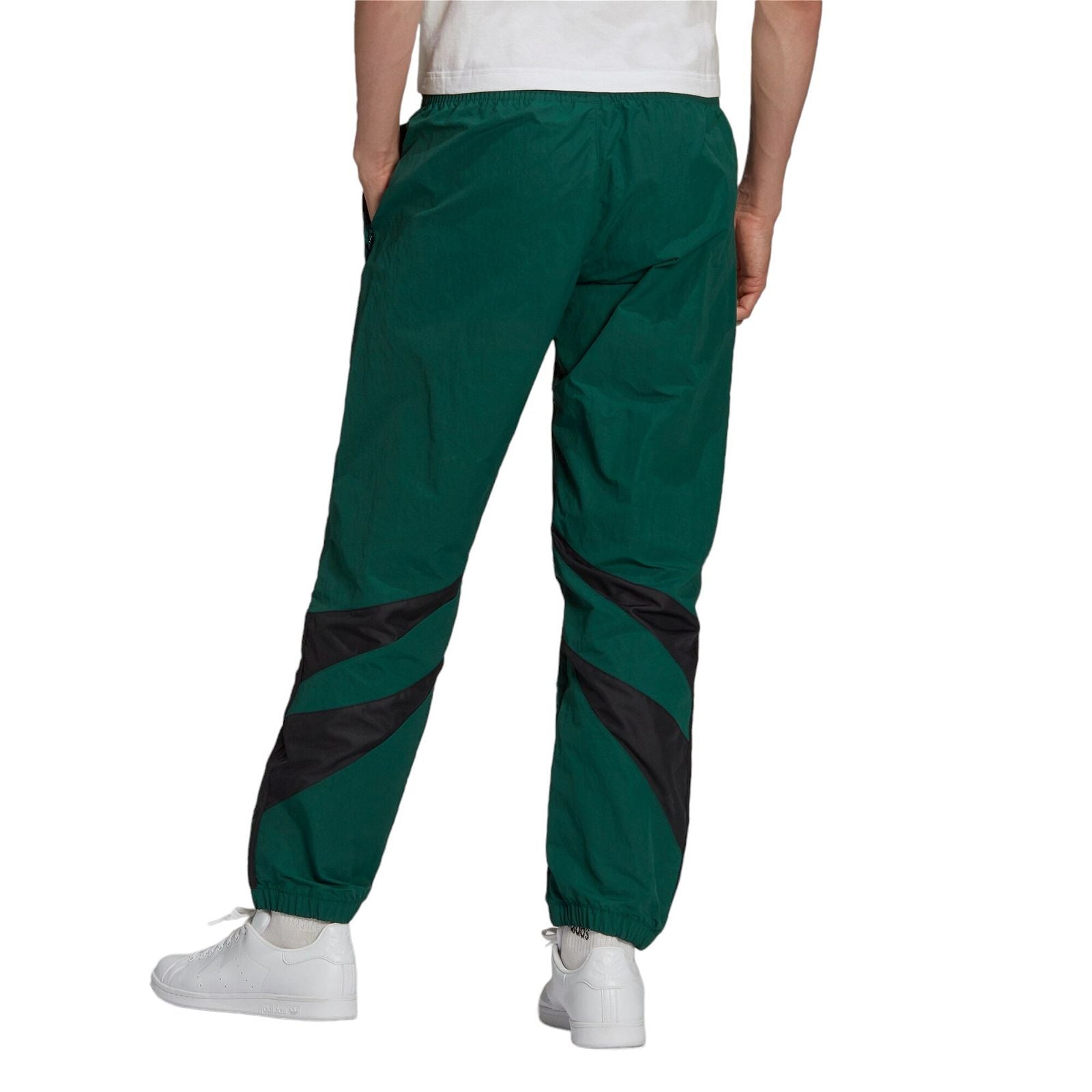 adidas Originals SPRT Shark Woven Track Pants - Collegiate Green / Black - ViaductClothing - -