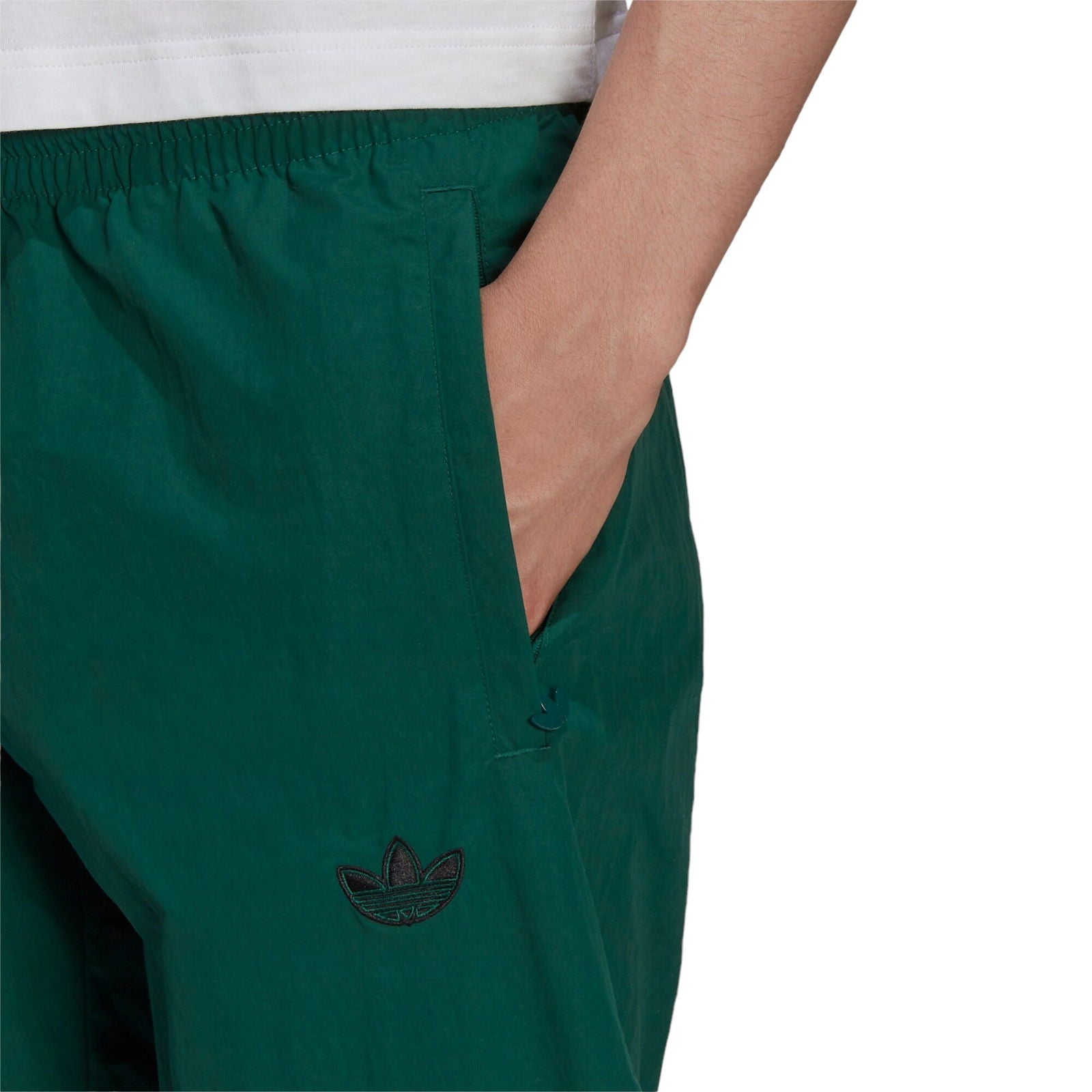 adidas Originals SPRT Shark Woven Track Pants - Collegiate Green / Black - ViaductClothing - -