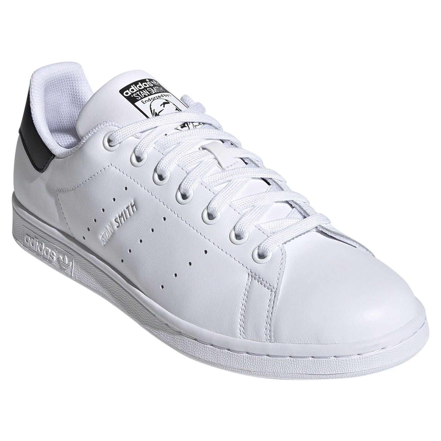 adidas Originals Stan Smith Shoes - White / Black - ViaductClothing - -