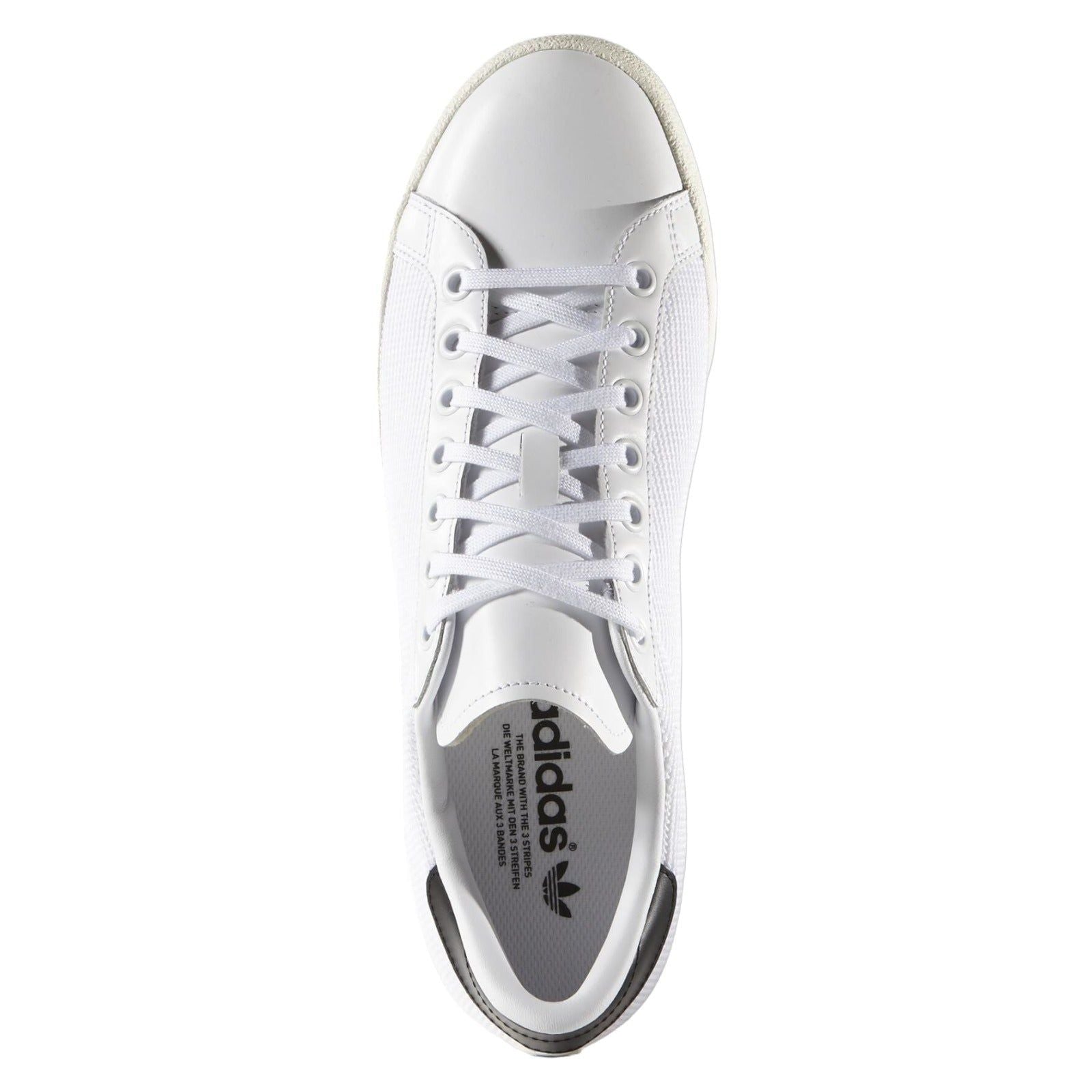 adidas Originals Unisex Rod Laver Vintage Shoes - White / Black - ViaductClothing - -