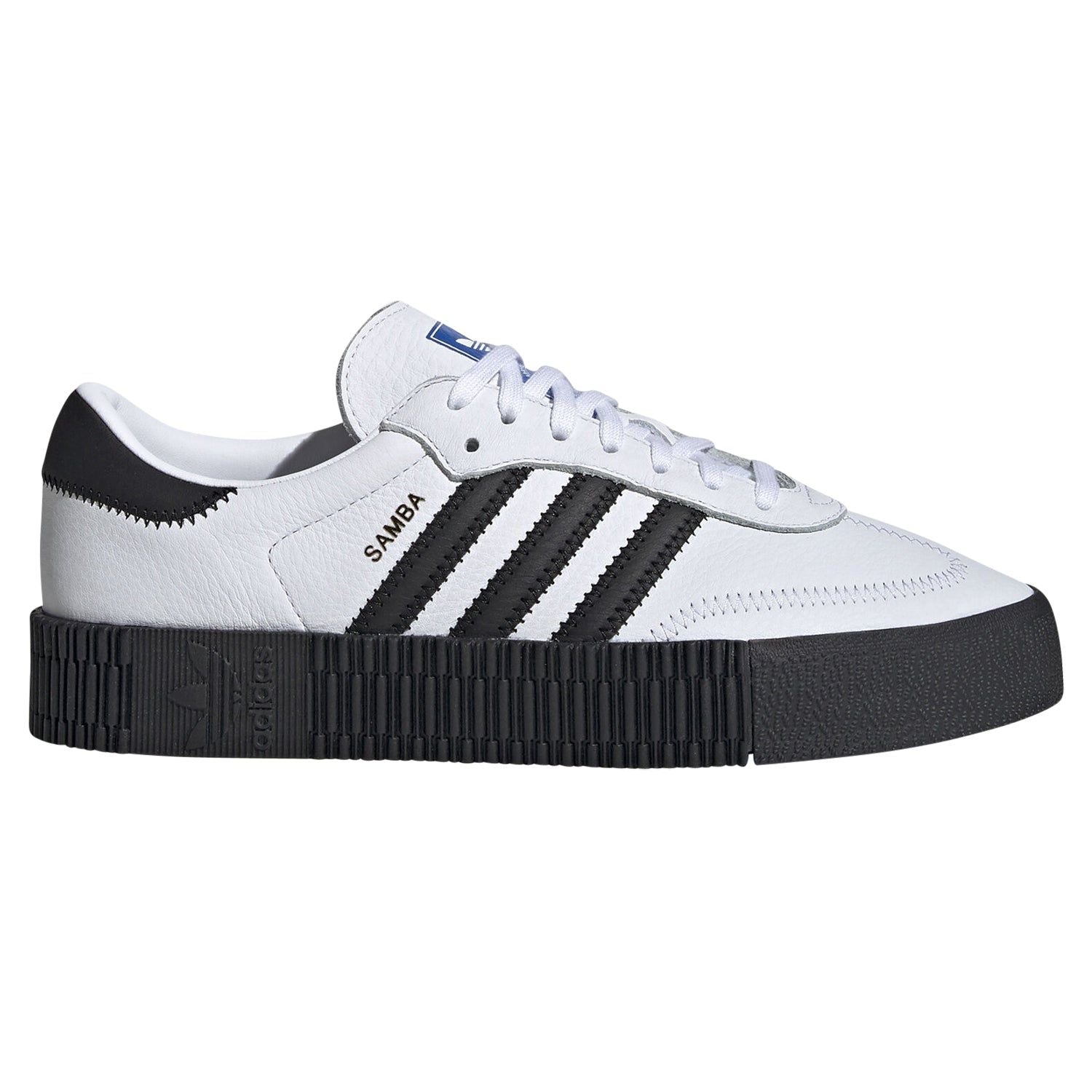 adidas Originals Women's Sambarose Shoes - White/Black - ViaductClothing - -