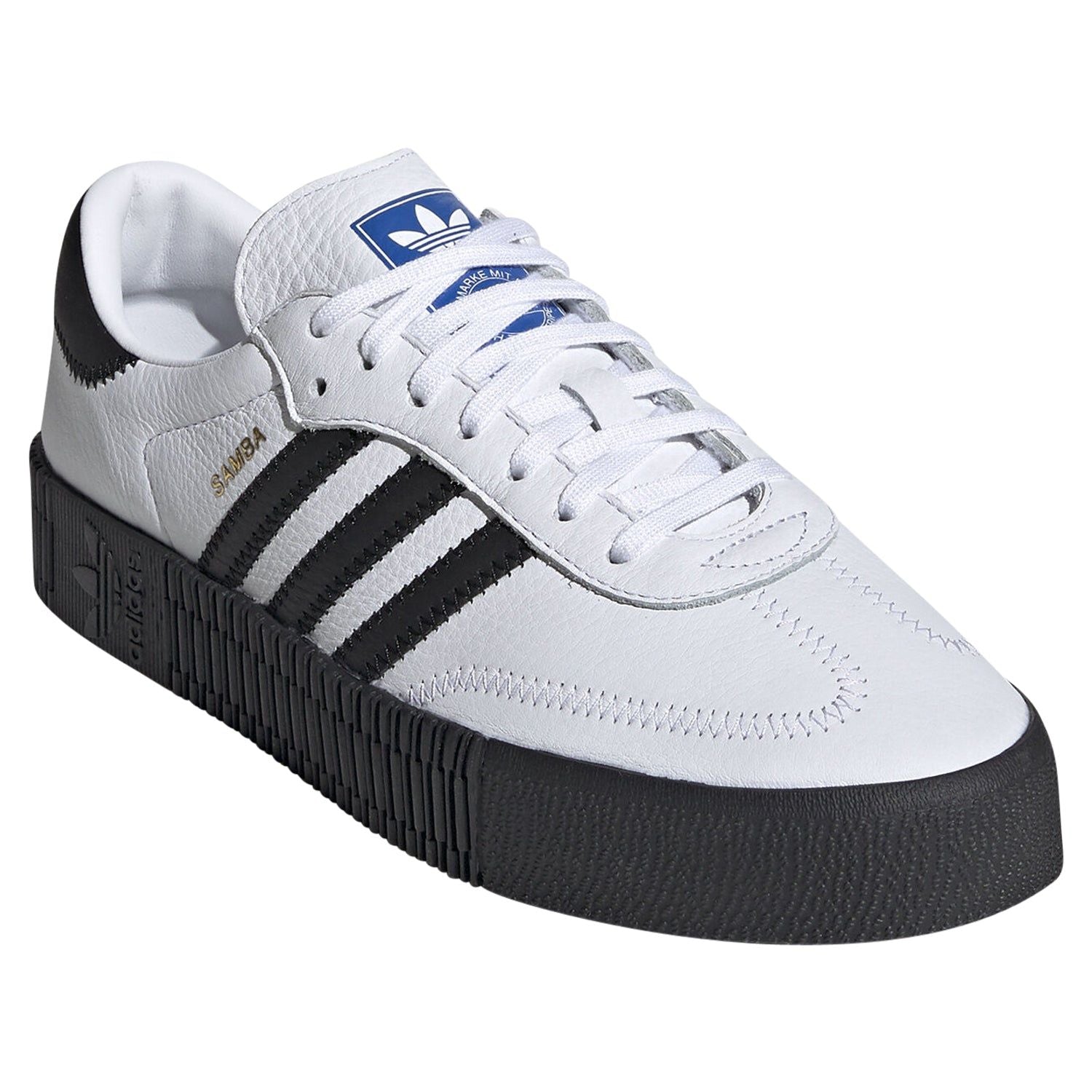 adidas Originals Women's Sambarose Shoes - White/Black - ViaductClothing - -