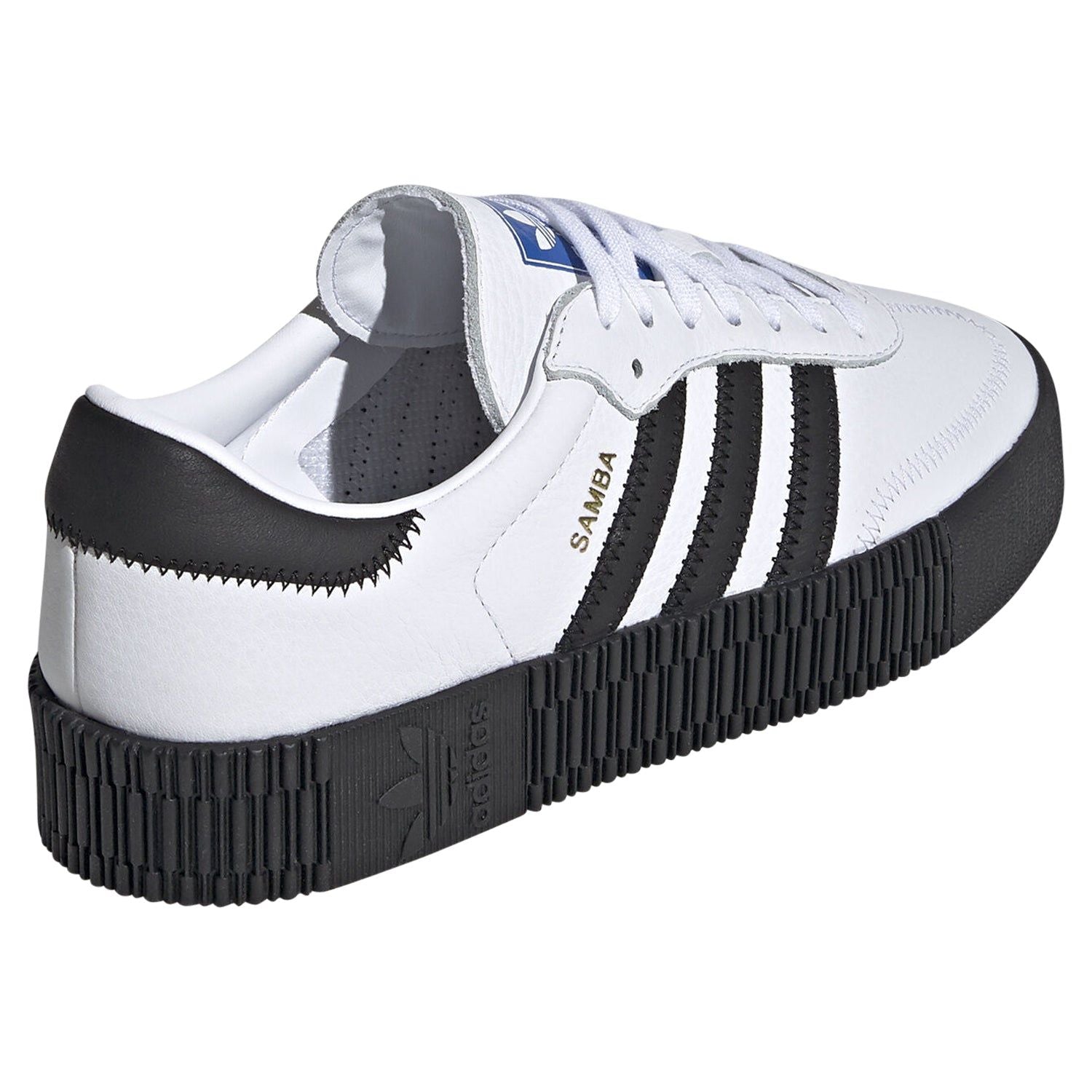 adidas Originals Women's Sambarose Shoes - White/Black - ViaductClothing - -