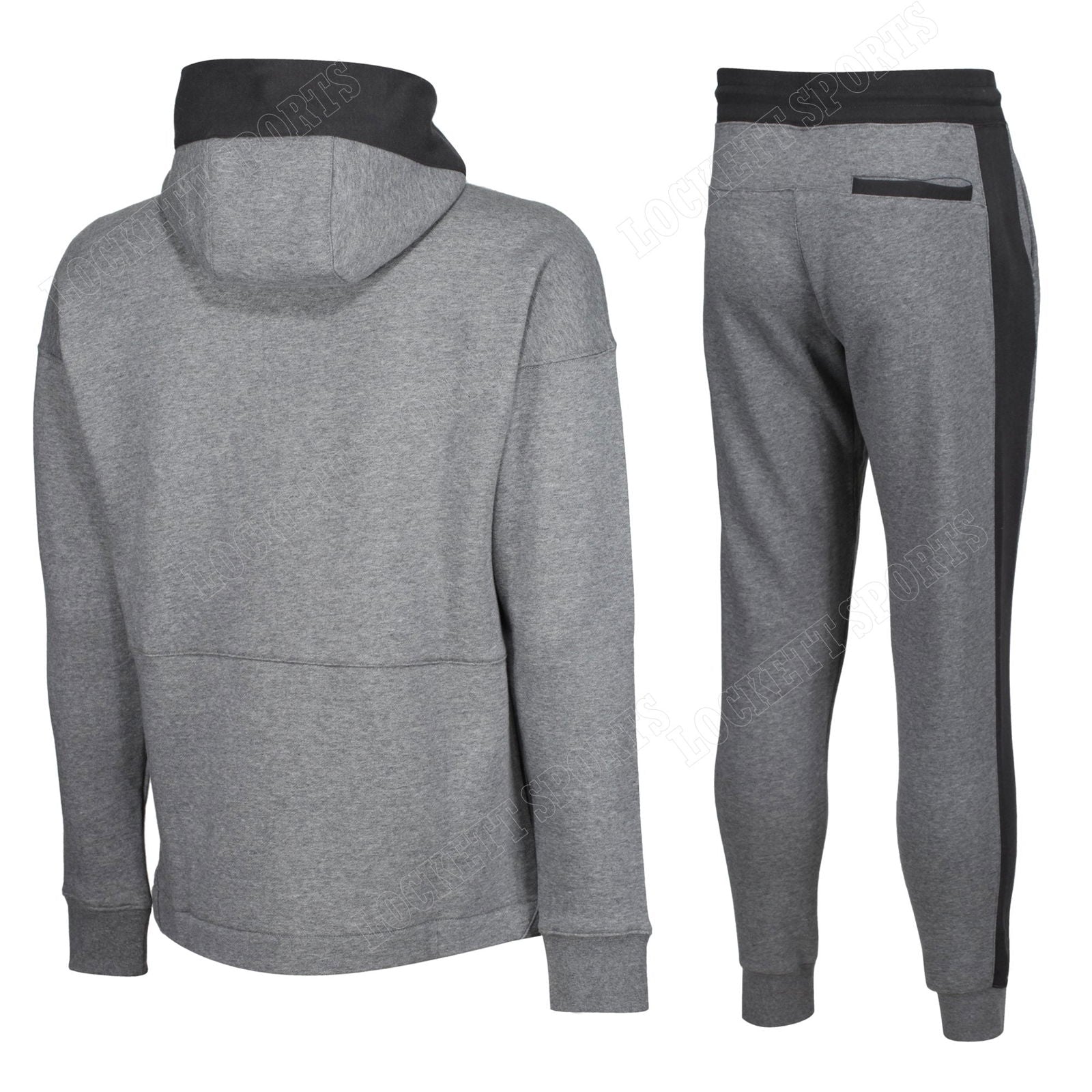 Nike Air Fleece NSW Tracksuit - Grey/Black - ViaductClothing -  -