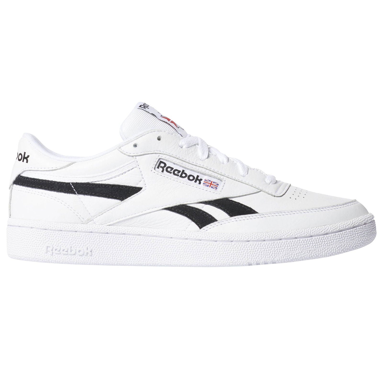 Reebok Club C Revenge Plus Trainers - White/Black - ViaductClothing - -