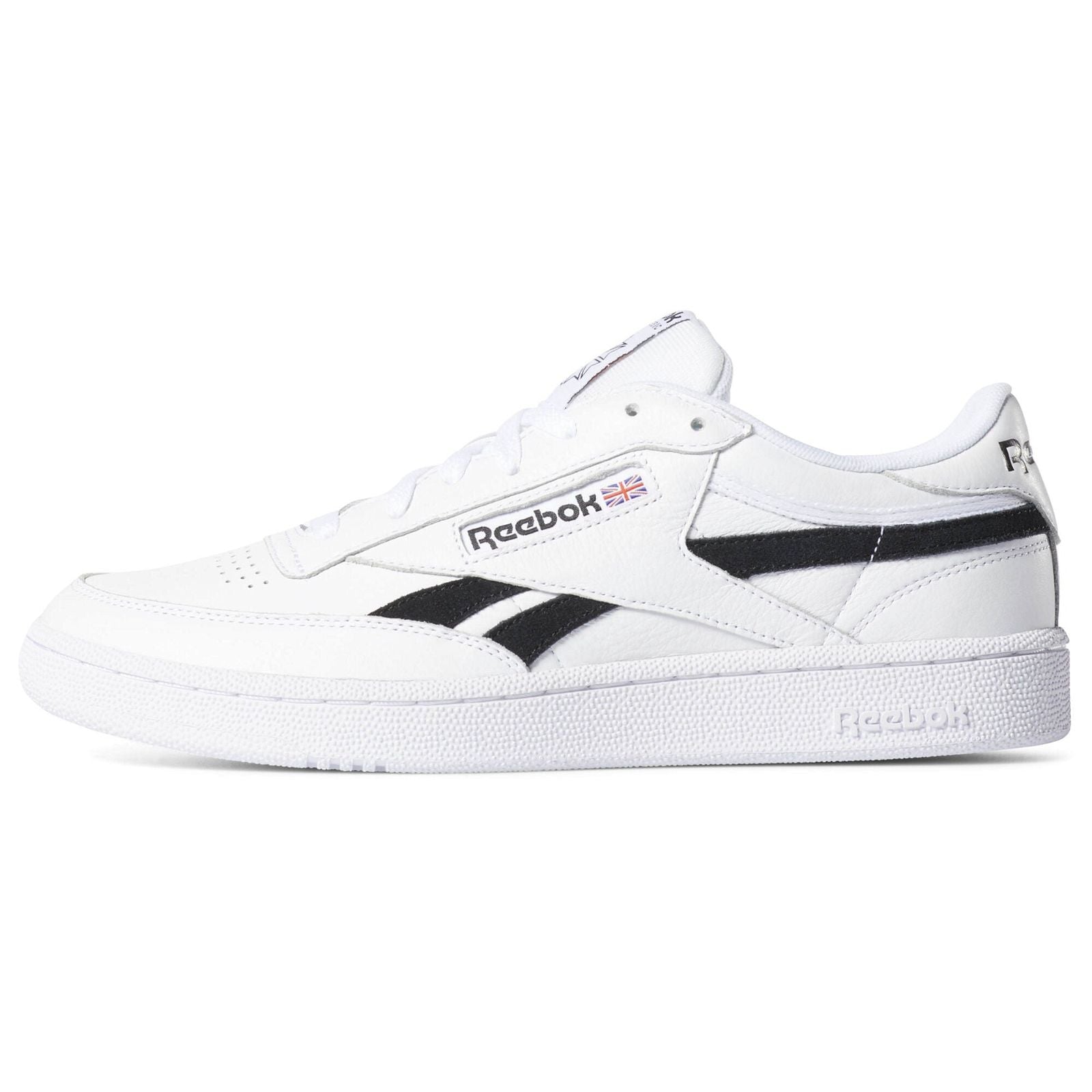 Reebok Club C Revenge Plus Trainers - White/Black - ViaductClothing - -