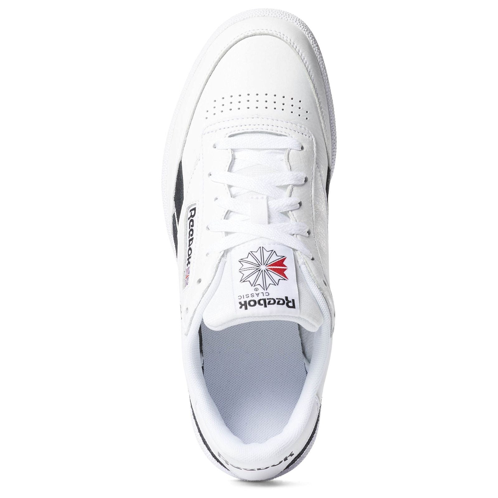 Reebok Club C Revenge Plus Trainers - White/Black - ViaductClothing - -