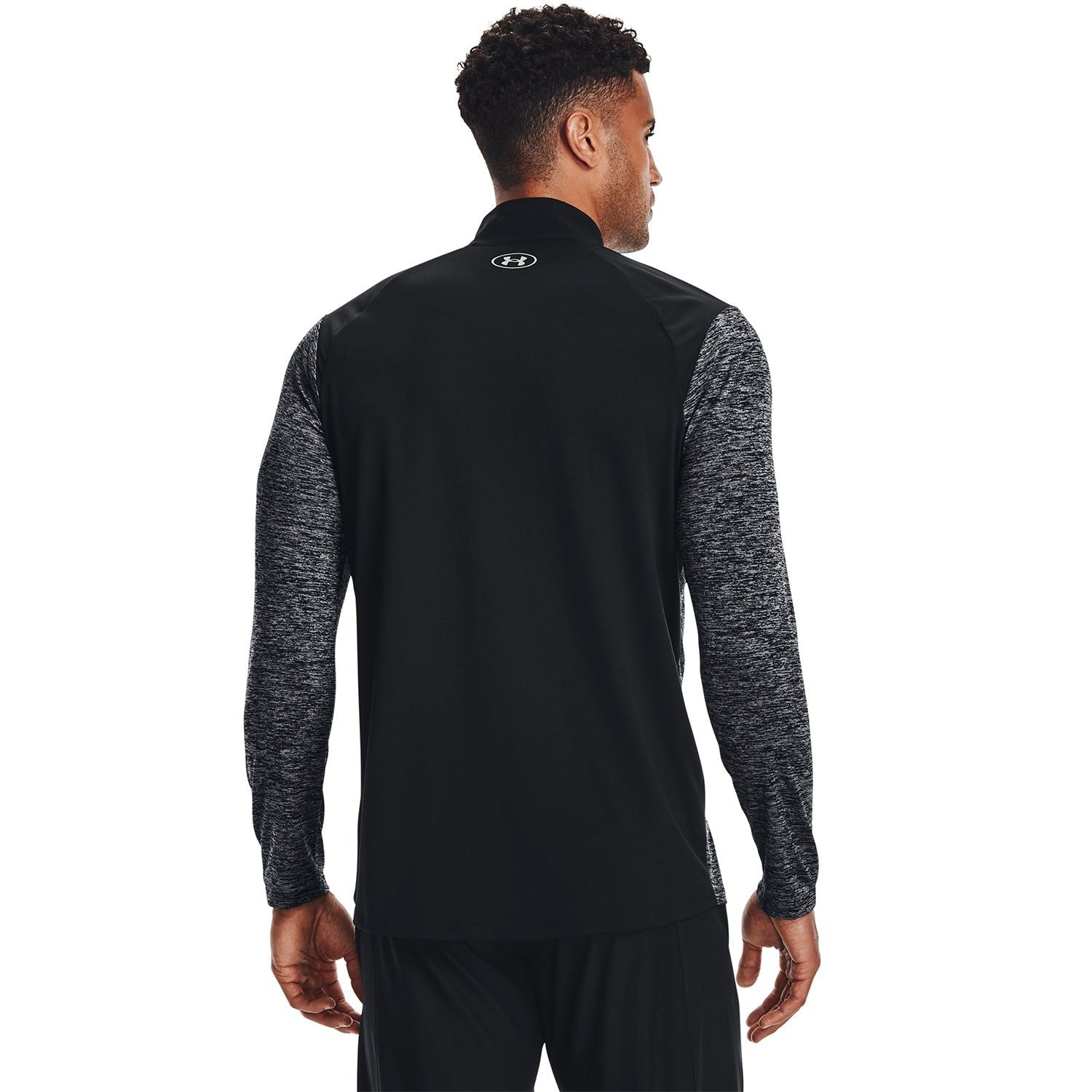 Under Armour Tech Quarter-Zip Sweatshirt - Grey/Black - ViaductClothing - -