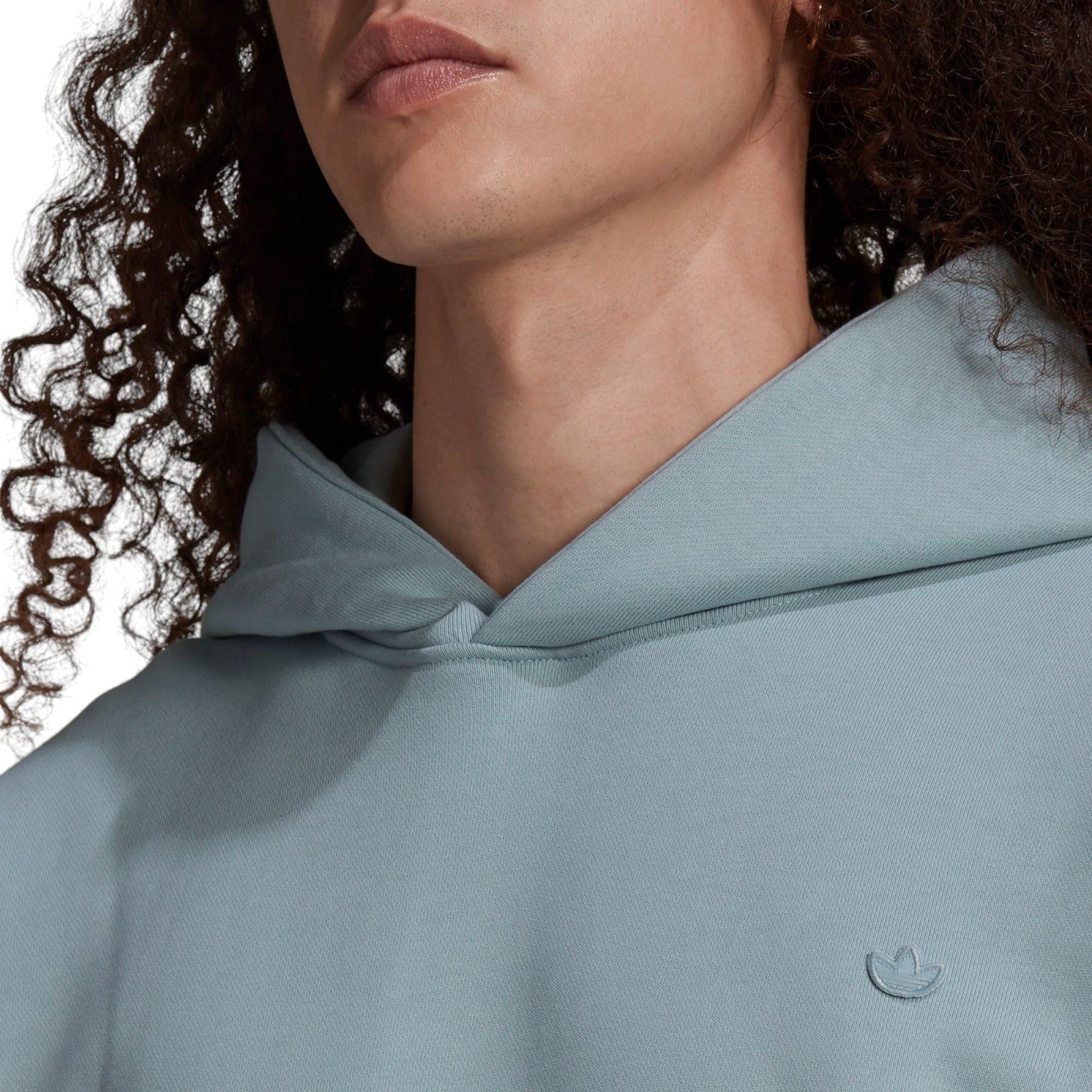 adidas Originals Adicolor Contempo Trefoil Hoodie - Magic Grey / Blue - ViaductClothing - -