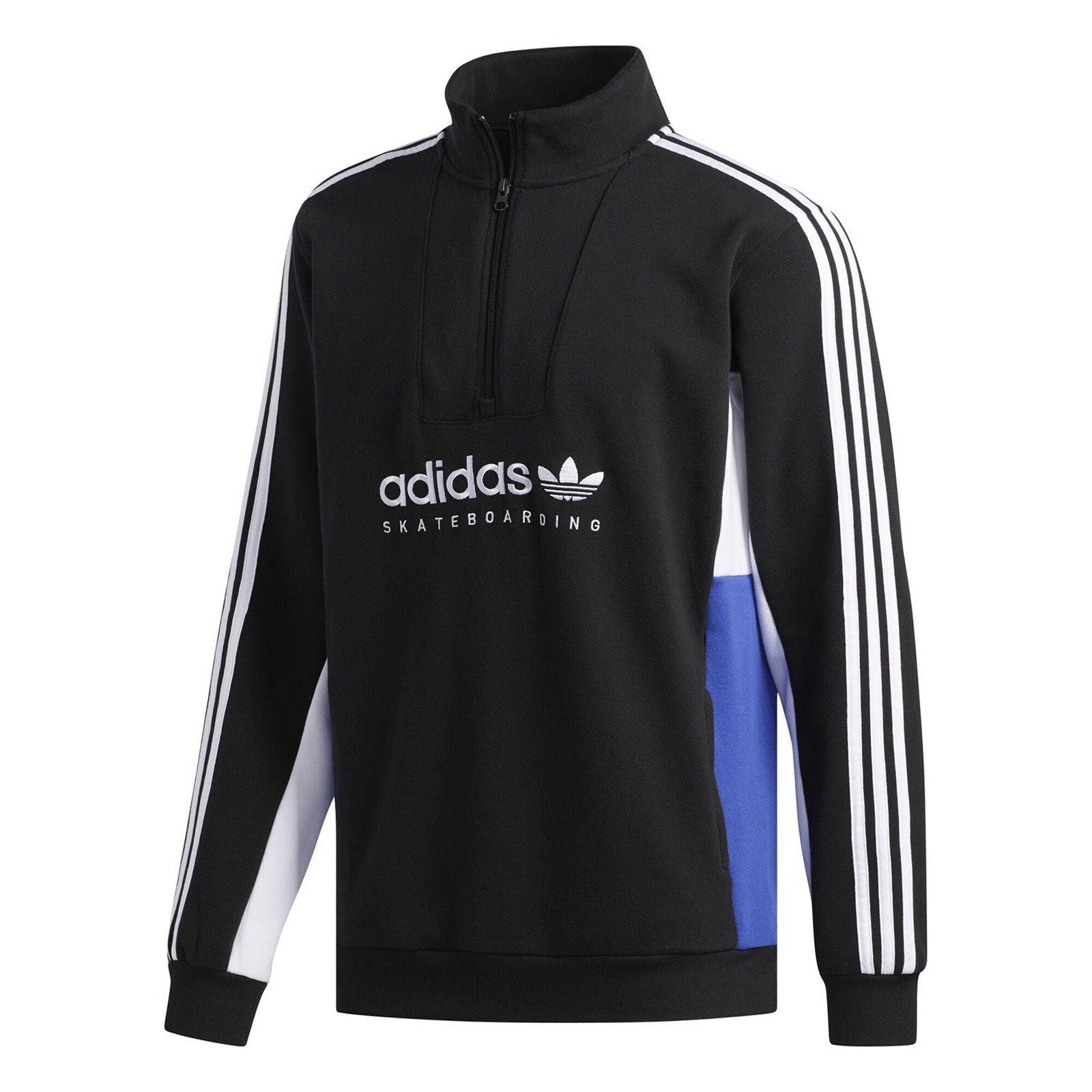 adidas Originals Apain Sweatshirt - Black/Blue - ViaductClothing - -