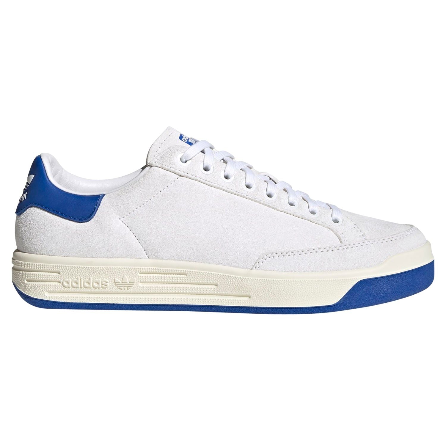 adidas Originals Rod Laver Shoes - White/Blue - ViaductClothing - -