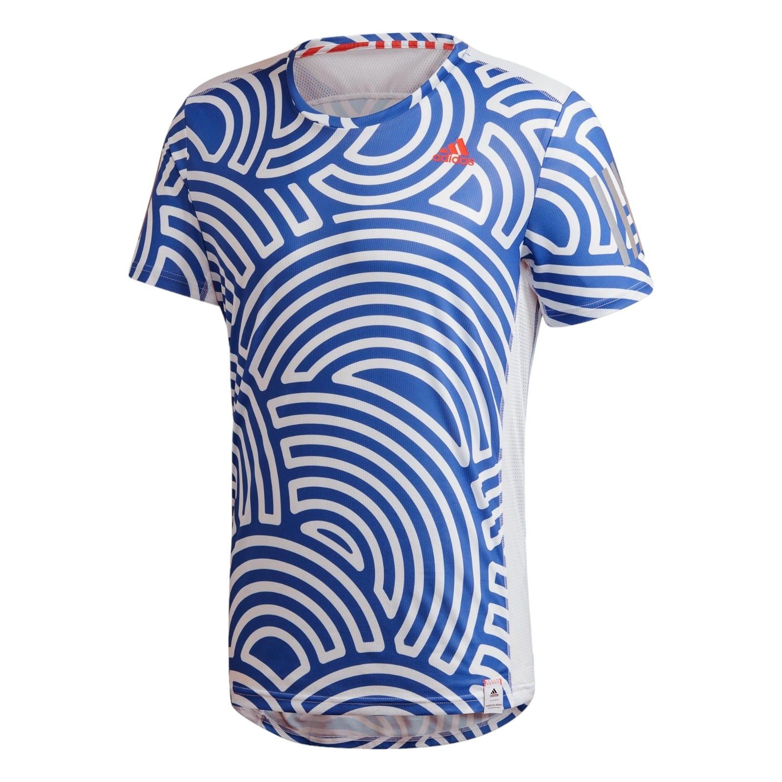 adidas X Hirocoledge Tokyo Run T-shirt - White / Blue - ViaductClothing - -