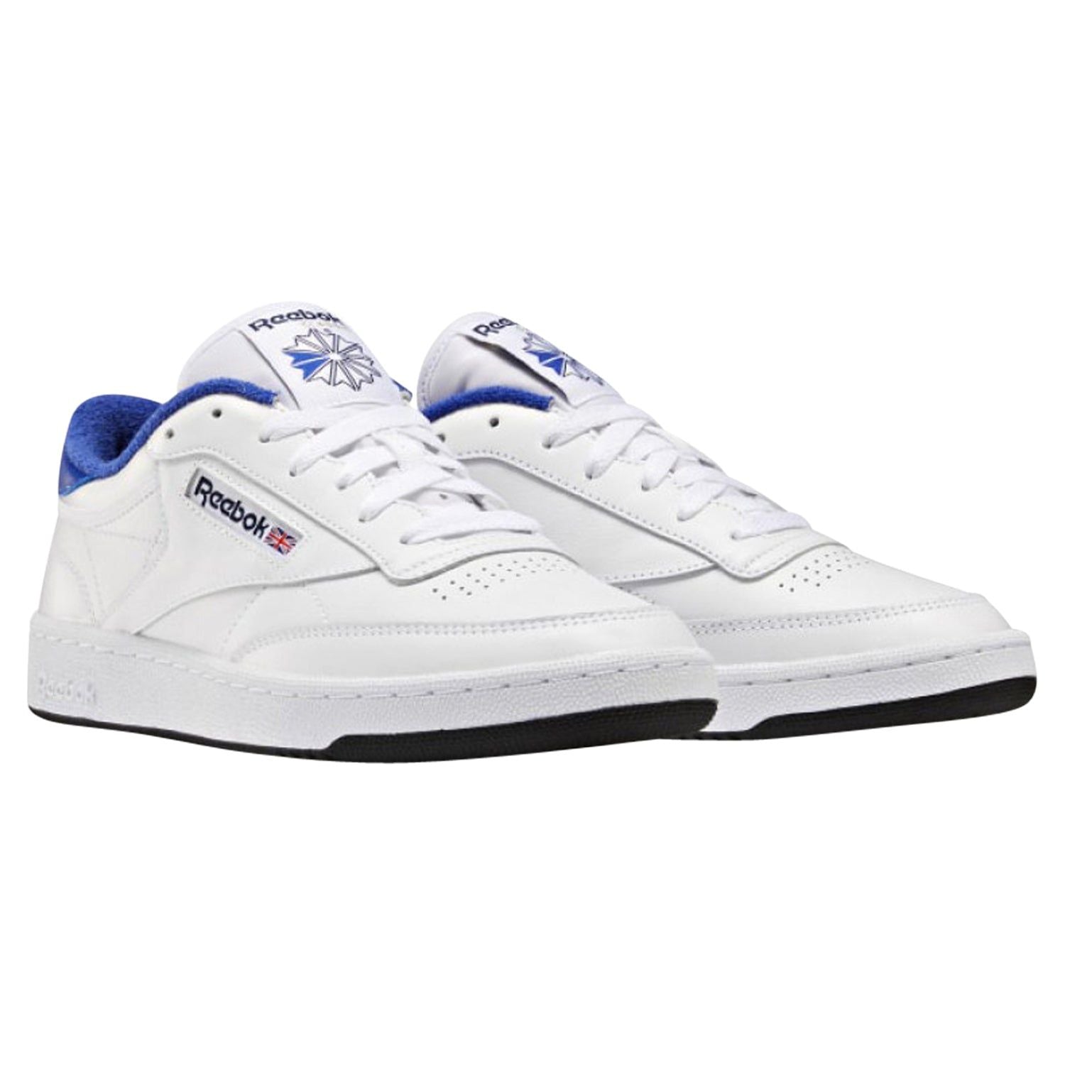 Reebok Classics Club C 85 x Eric Emanuel Shoes - White/Blue - ViaductClothing - -