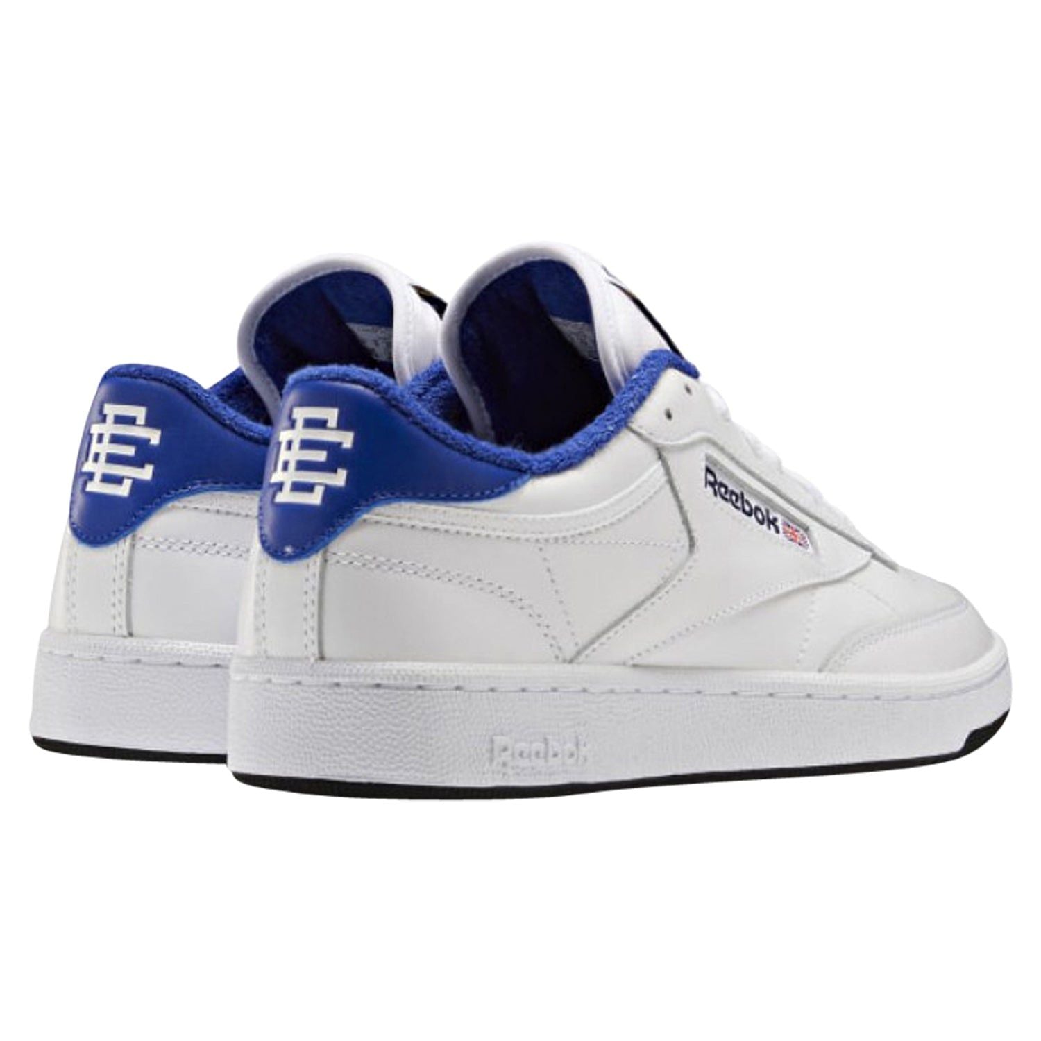 Reebok Classics Club C 85 x Eric Emanuel Shoes - White/Blue - ViaductClothing - -