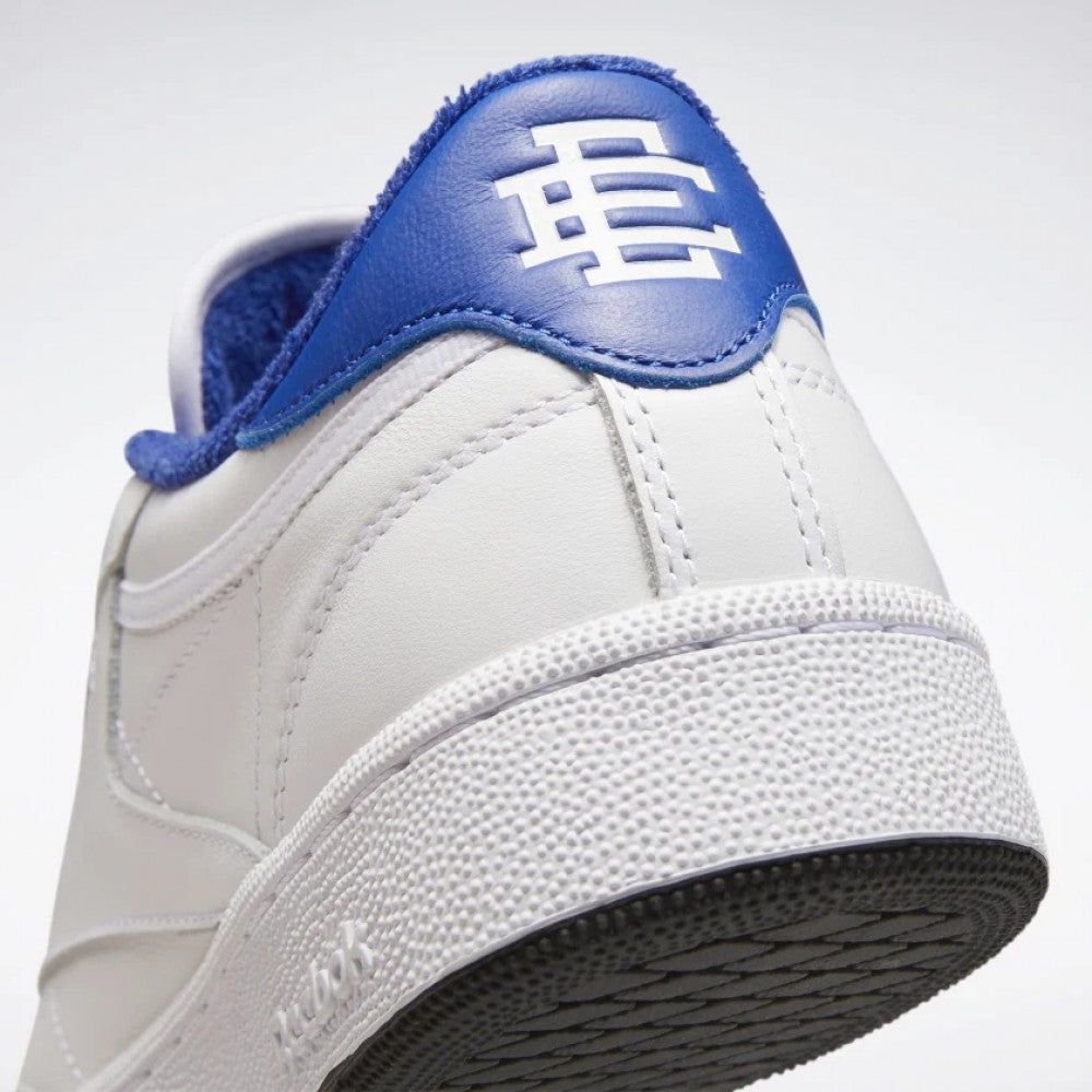 Reebok Classics Club C 85 x Eric Emanuel Shoes - White/Blue - ViaductClothing - -