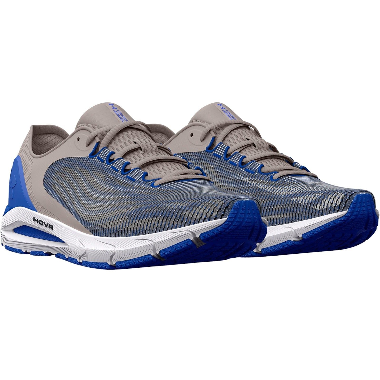 Under Armour Womens UA HOVR Sonic 5 Breeze Running Shoes - Grey/Blue - ViaductClothing - -