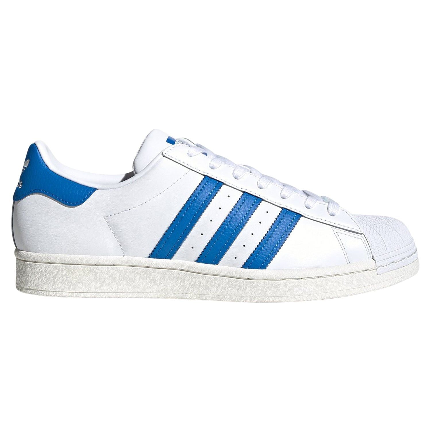 adidas Originals Superstar Shoes - White / Bluebird - ViaductClothing - -