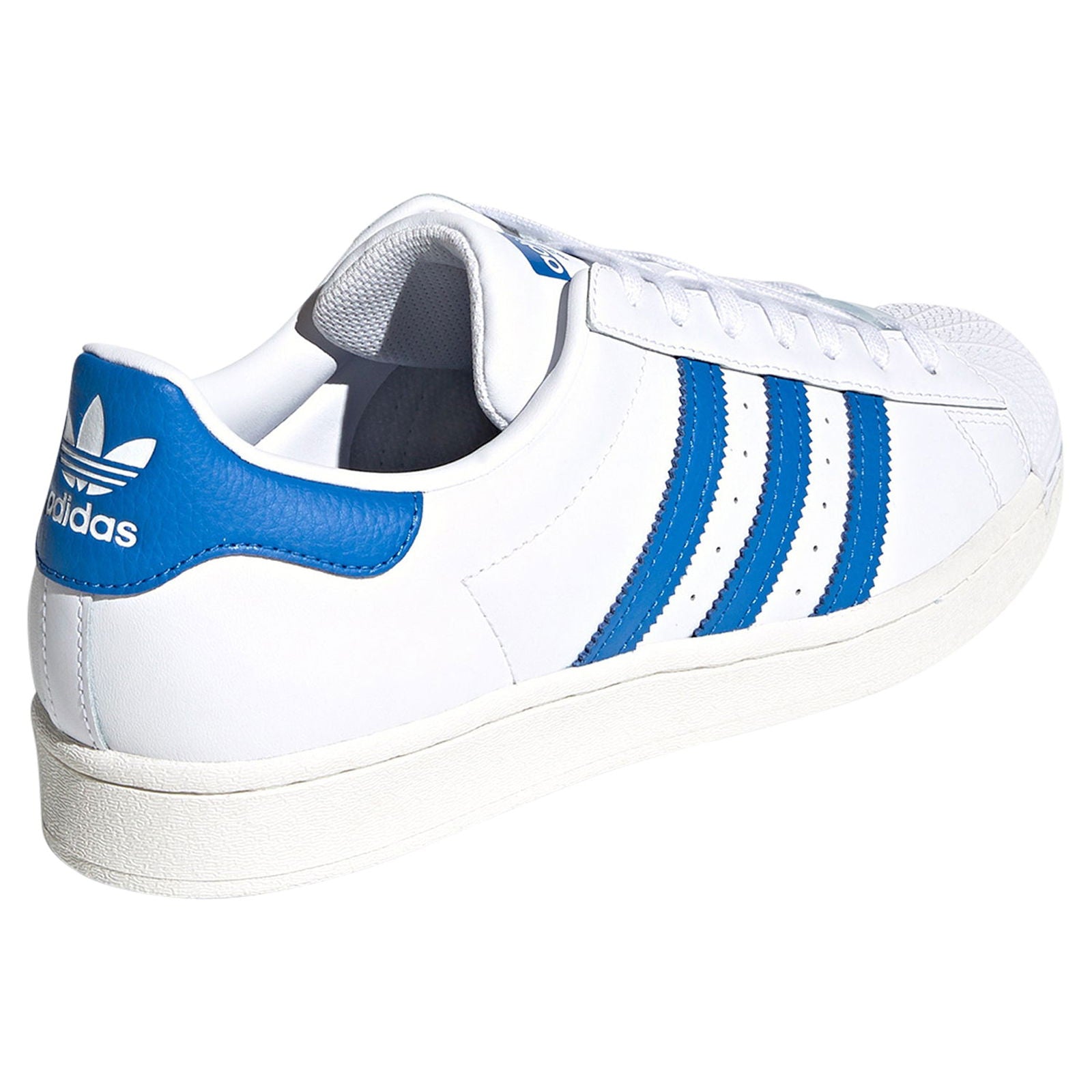 adidas Originals Superstar Shoes - White / Bluebird - ViaductClothing - -