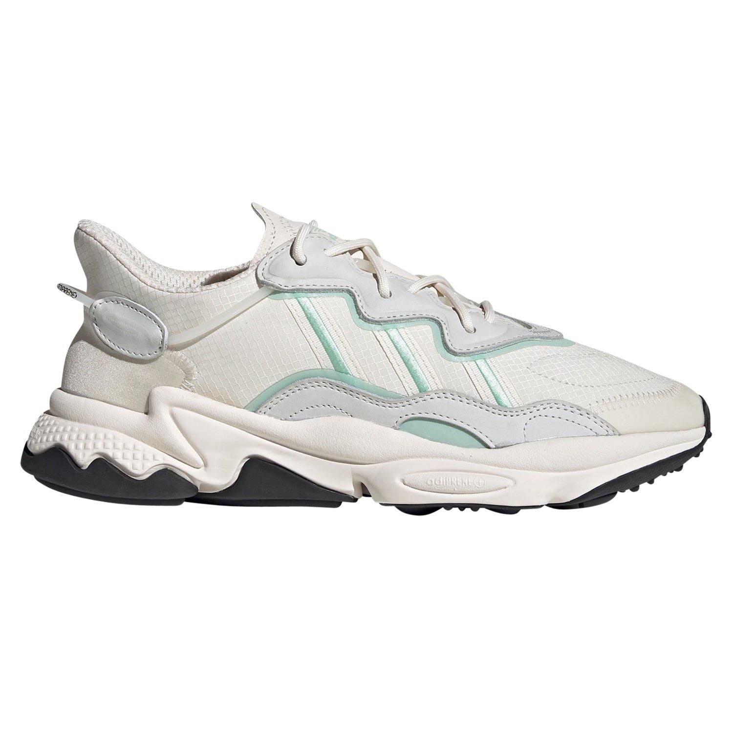 adidas Originals Unisex Ozweego Shoes - Chalk White / Blush Green - ViaductClothing - -