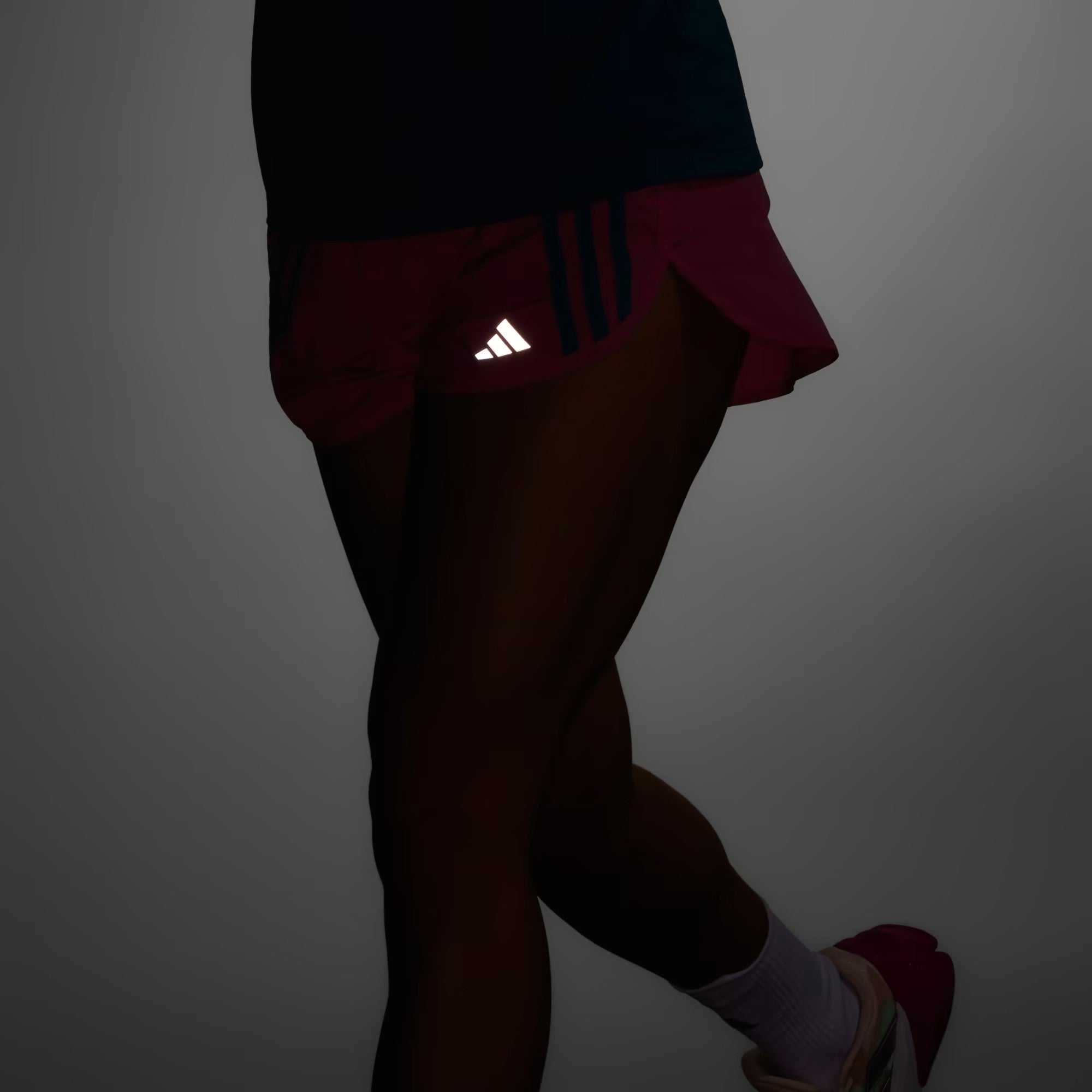 adidas Womens Break the Norm Running Shorts - Pink