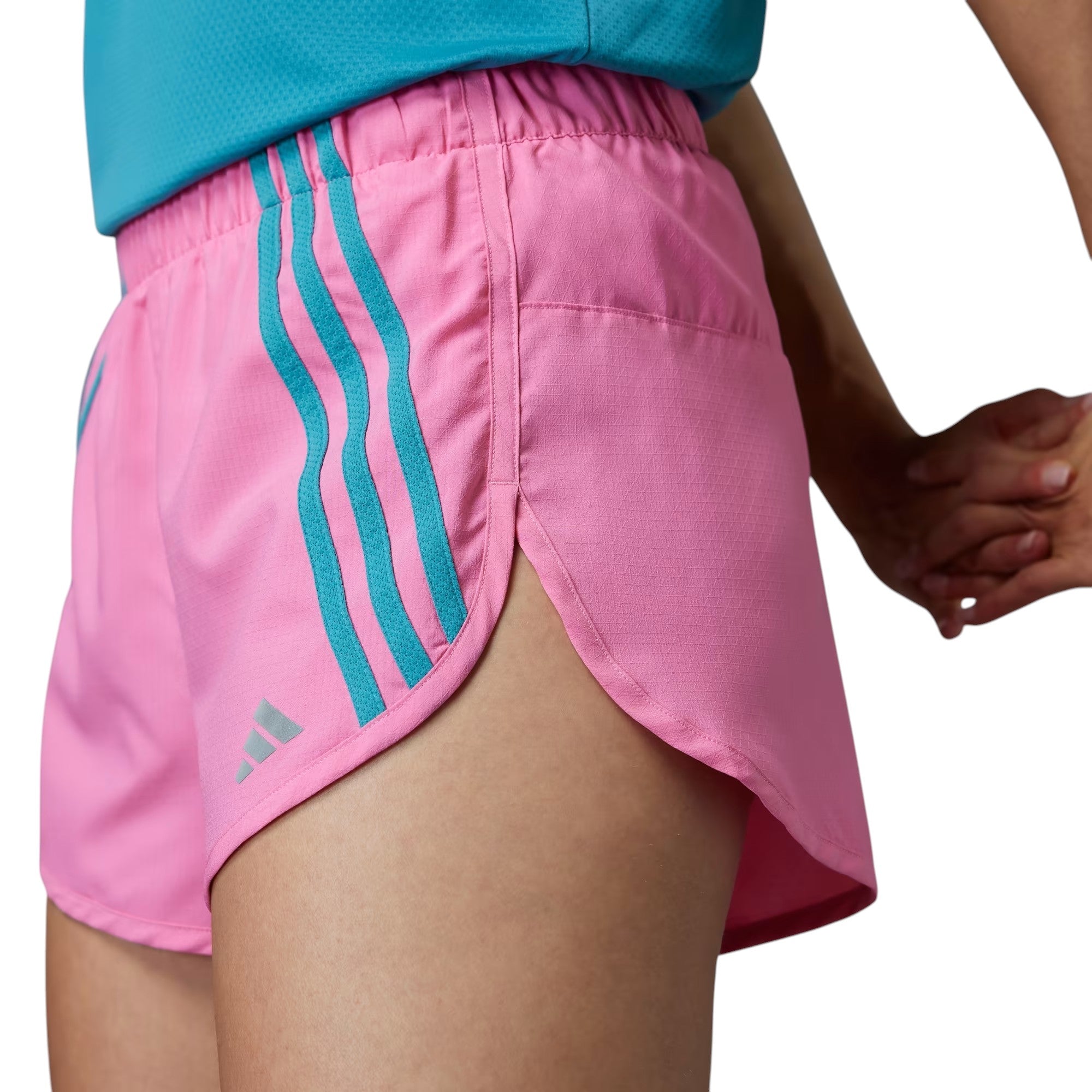 adidas Womens Break the Norm Running Shorts - Pink