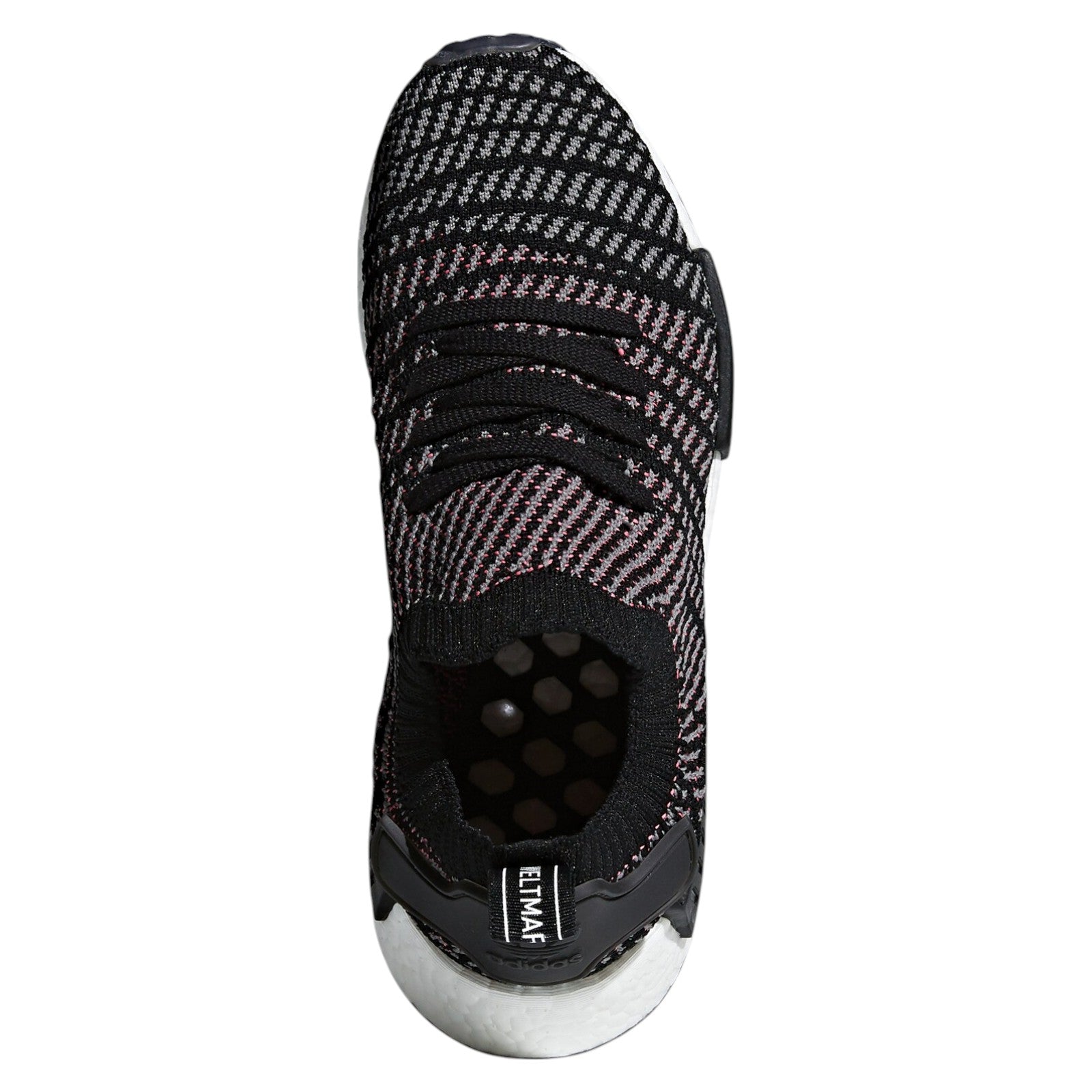 adidas Originals NMD_R1 STLT Primeknit Trainers - Black Grey Solar Pink