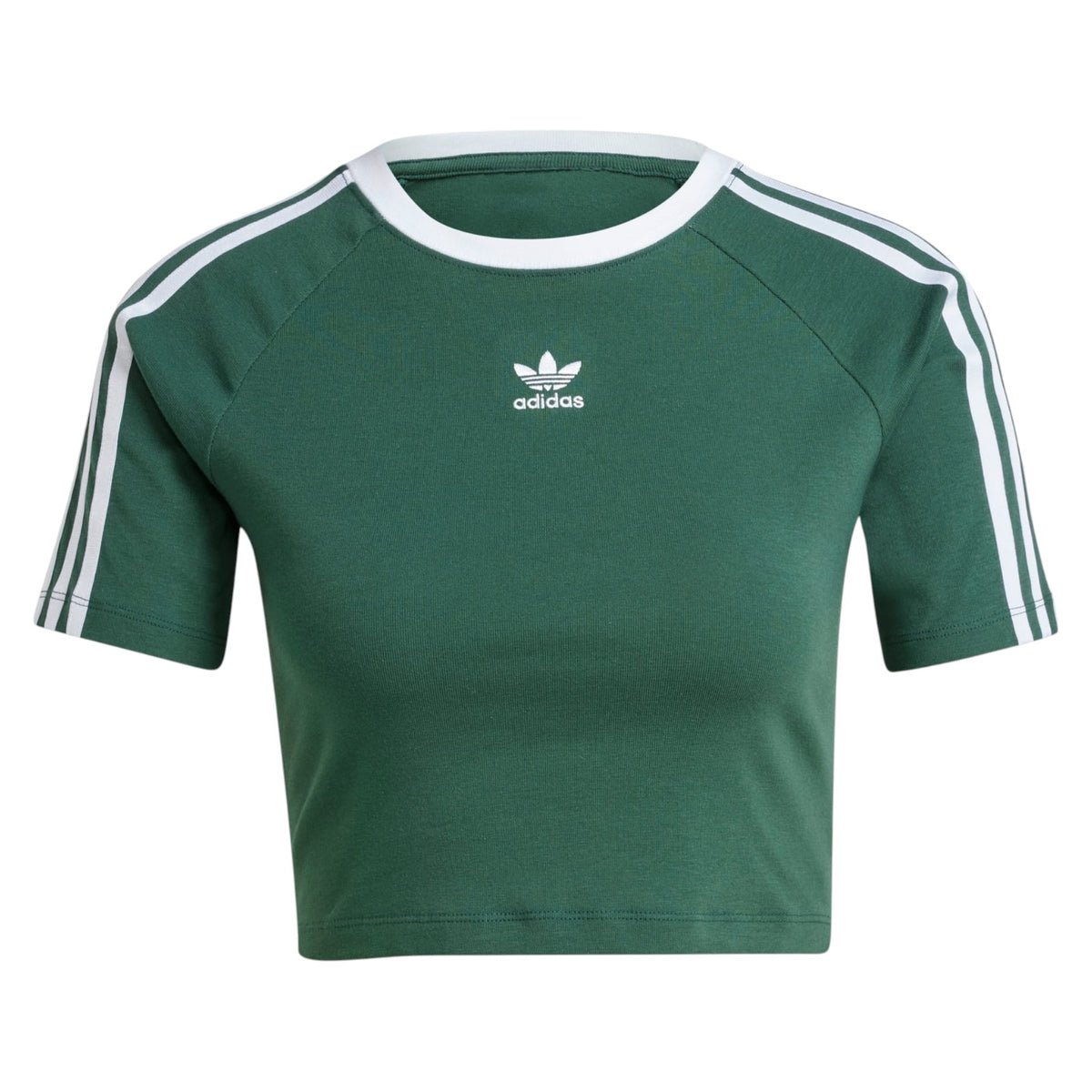 adidas Originals Women's 3-Stripes Baby Tee - Green