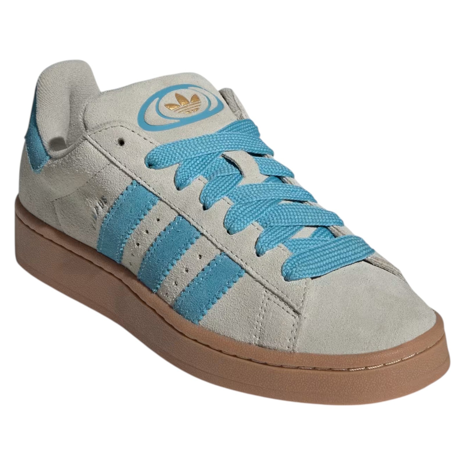 adidas Originals Women's Campus 00s Trainers - Putty Grey / Preloved Blue / Gold Metallic