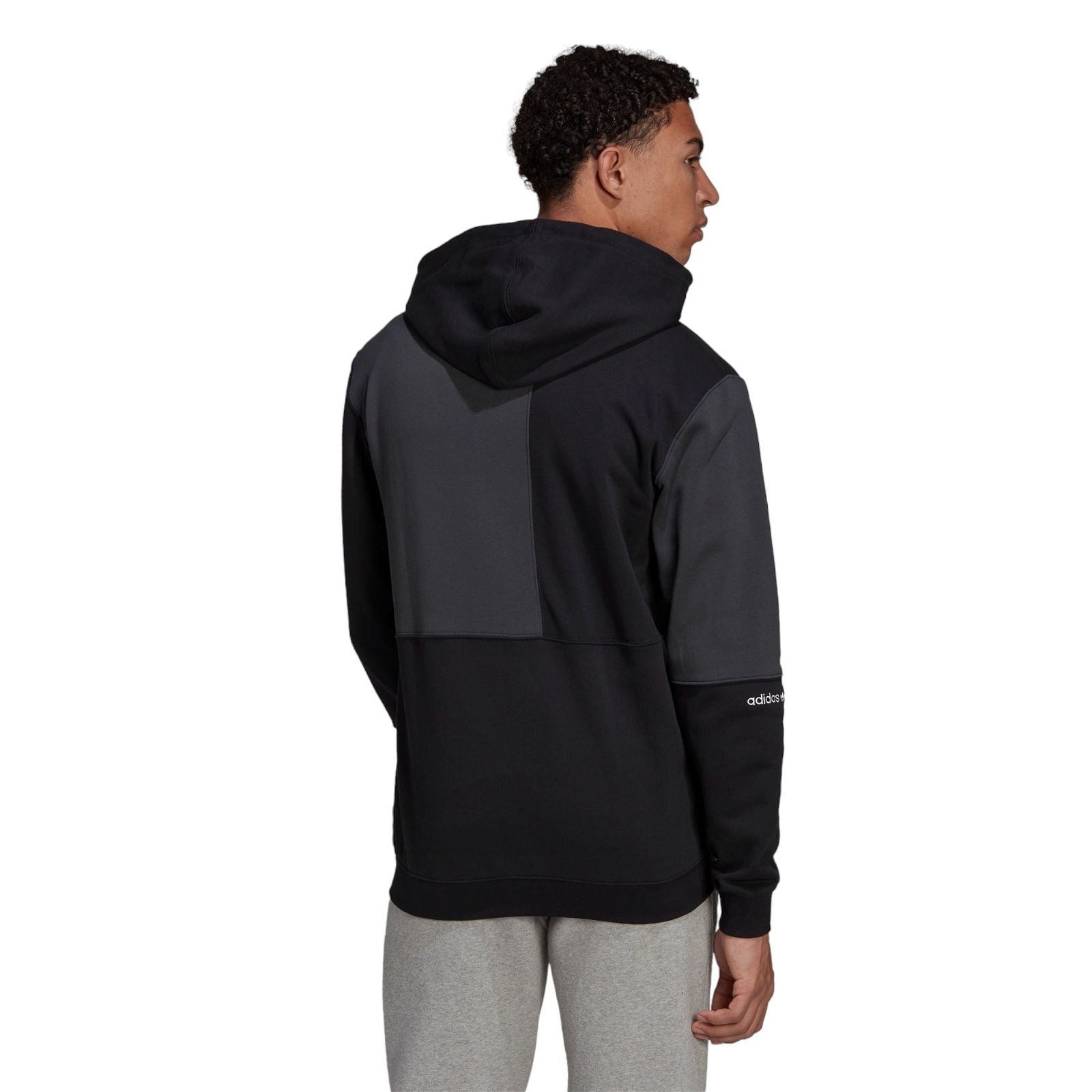 adidas Originals SPRT French Terry Zip Hoodie - Black / Carbon - ViaductClothing - -